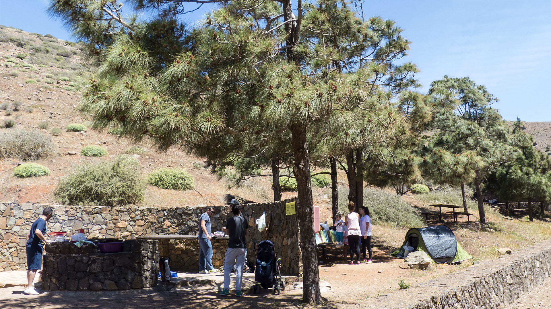 Sehenswürdigkeiten Fuerteventuras: Betancuria – Castillo de Lara area recreativa Betancuria