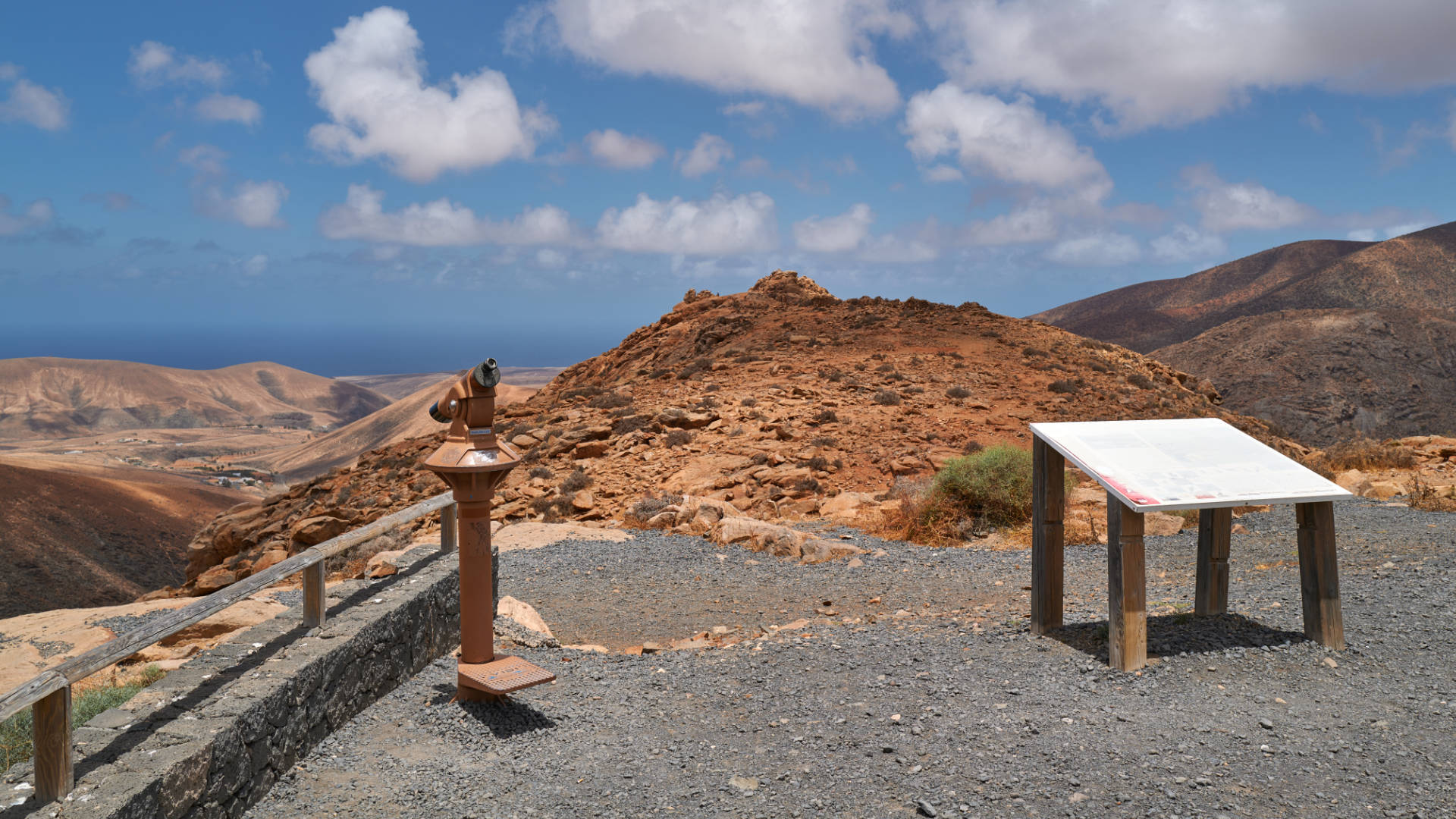 Mirador de Fénduca nahe Vega de Río Palmas Fuerteventura.