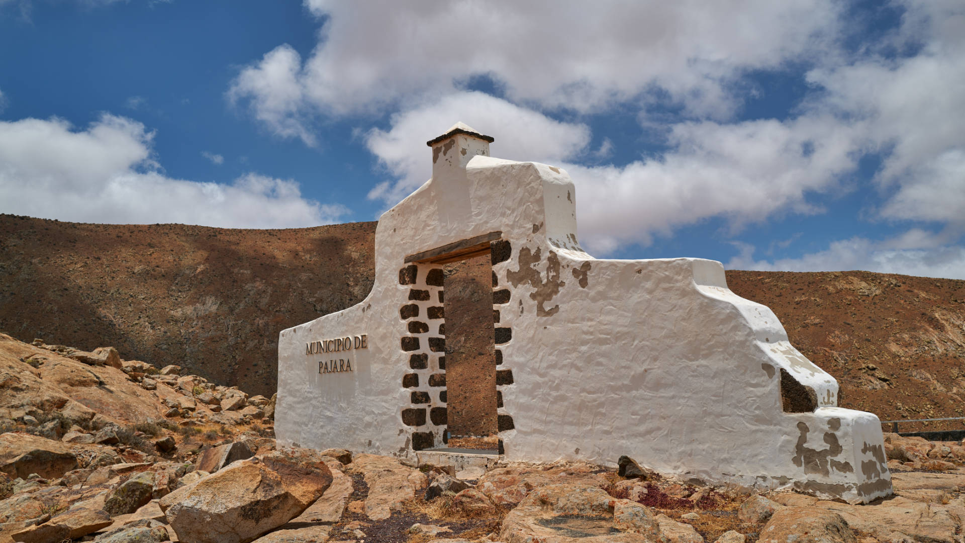 Mirador de Fénduca nahe Vega de Río Palmas Fuerteventura.