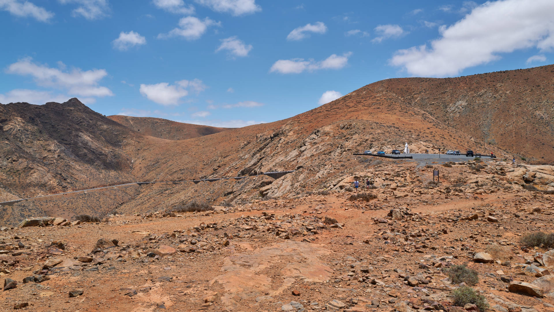 Mirador de Fénduca nahe Vega de Río Palmas Fuerteventura.