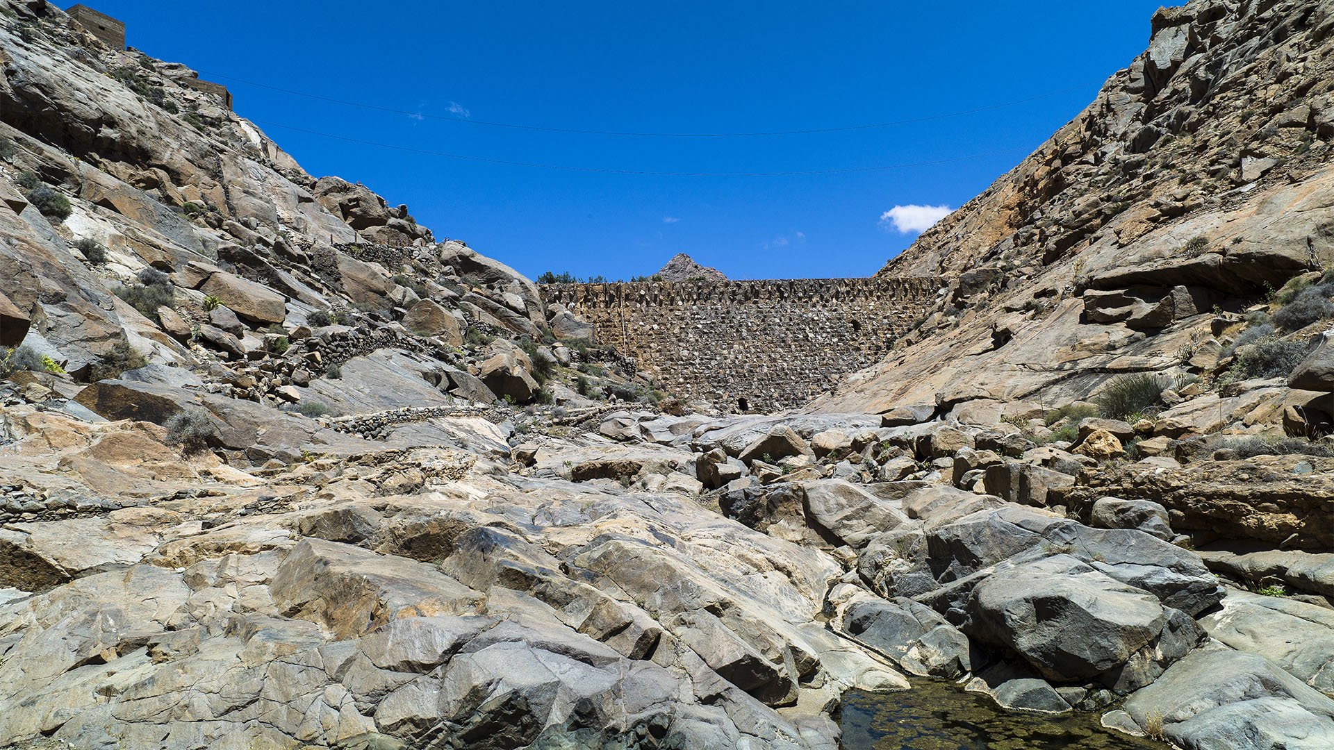 Presa de las Peñitas Vega de Río Palmas Fuerteventura.