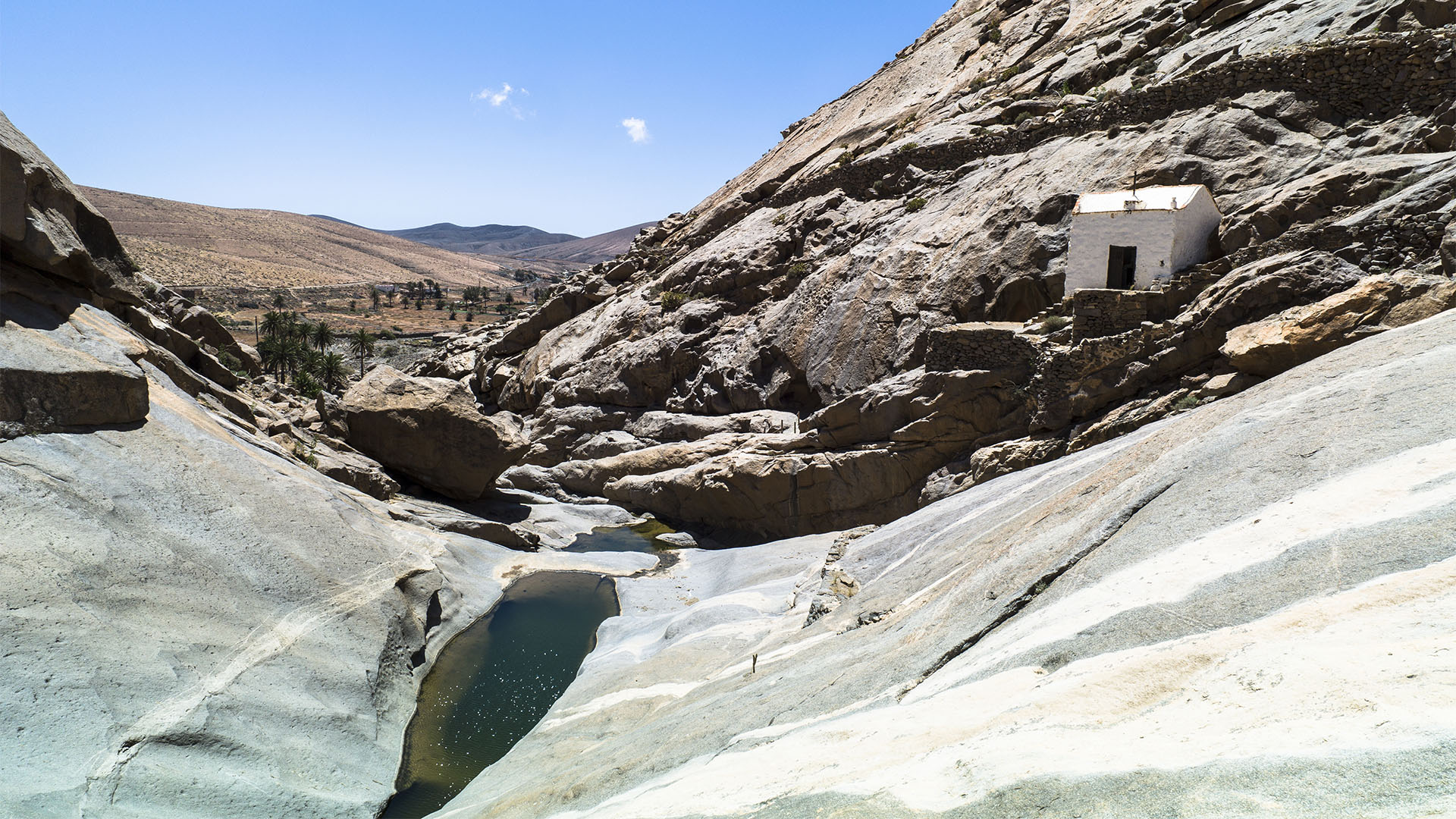 Presa de las Peñitas Vega de Río Palmas Fuerteventura.