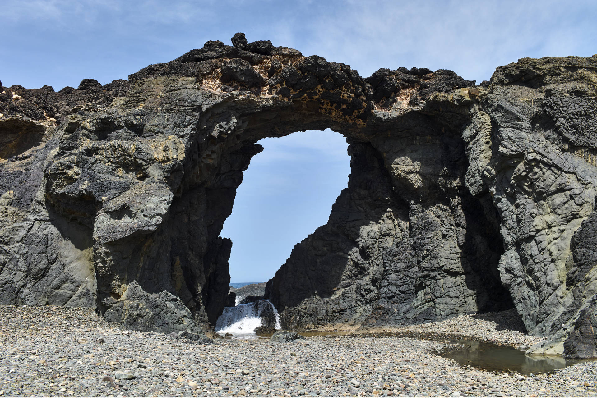 Arco del Jurado aka. Peña Horadada Ajuy Fuerteventura.