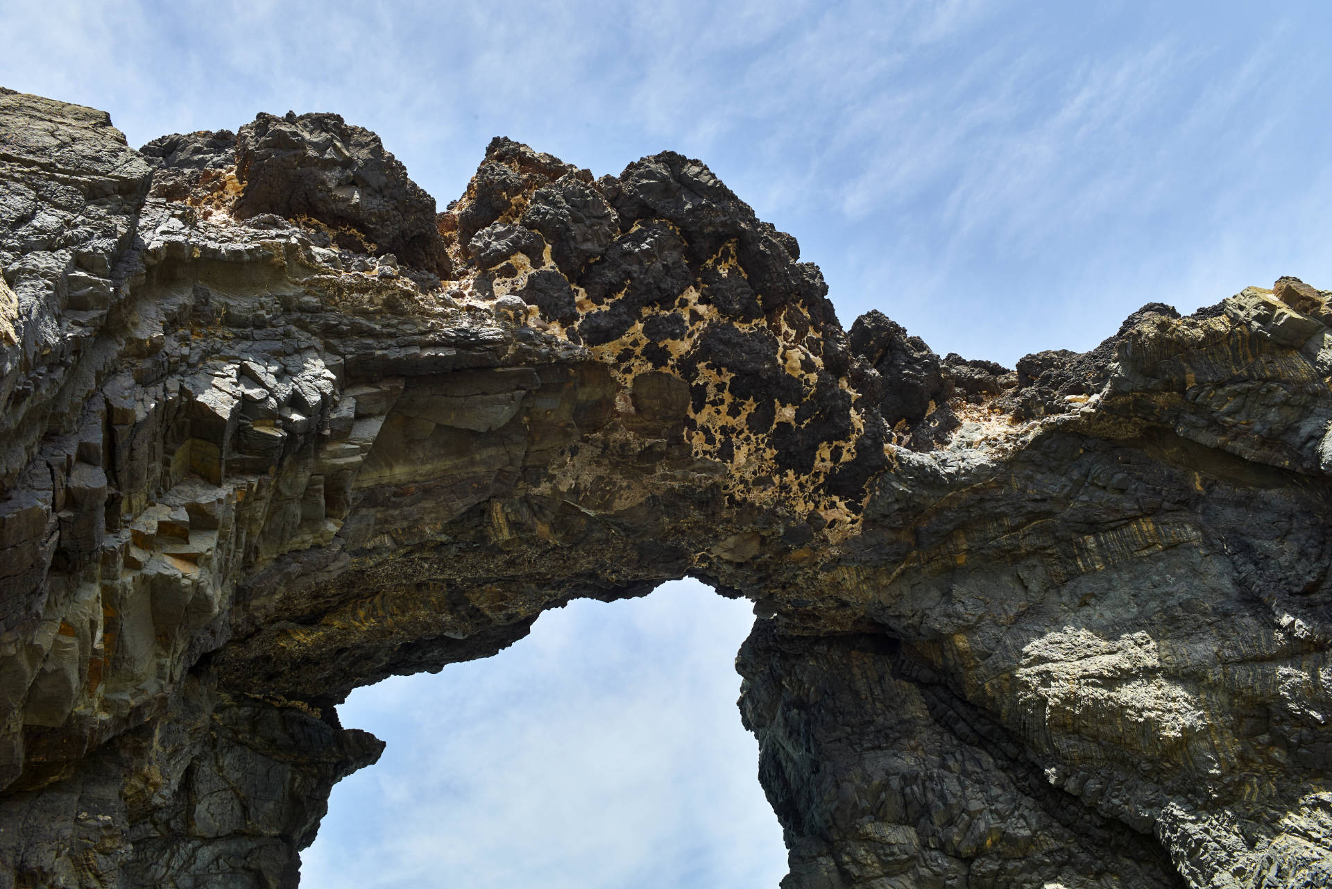 Arco del Jurado aka. Peña Horadada Ajuy Fuerteventura.