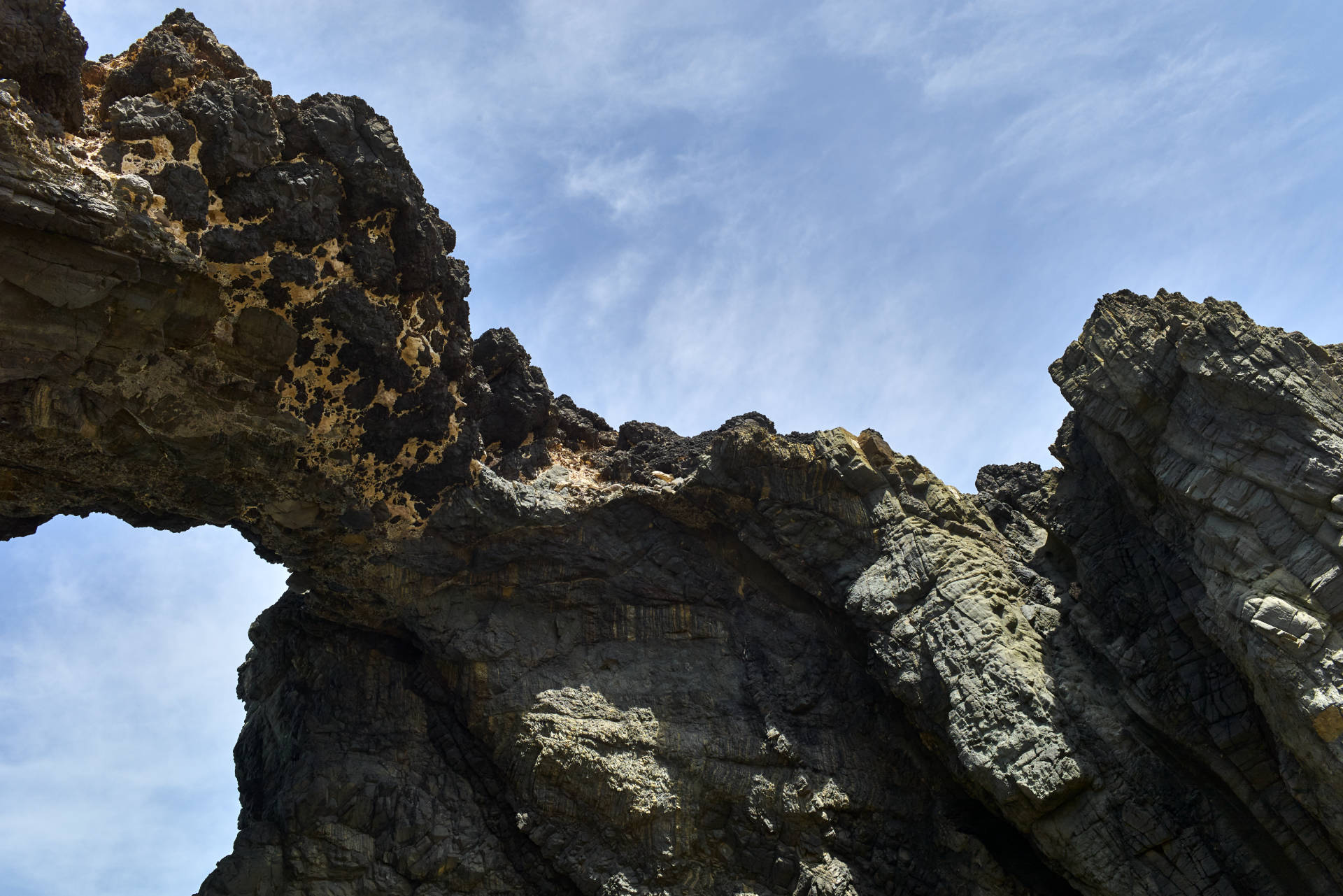 Arco del Jurado aka. Peña Horadada Ajuy Fuerteventura.