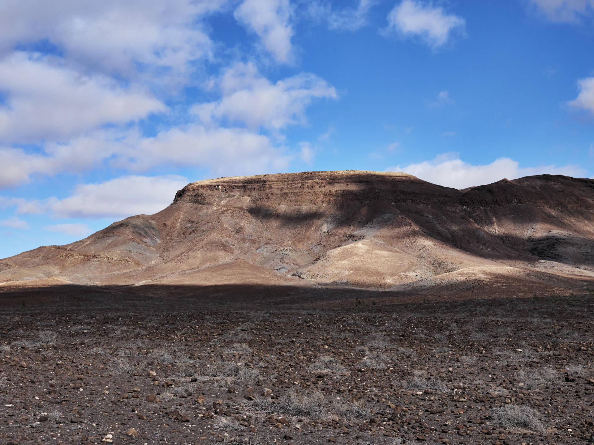 Die Majorero Siedlung Los Toneles im Valle de la Cueva, Fuerteventura.