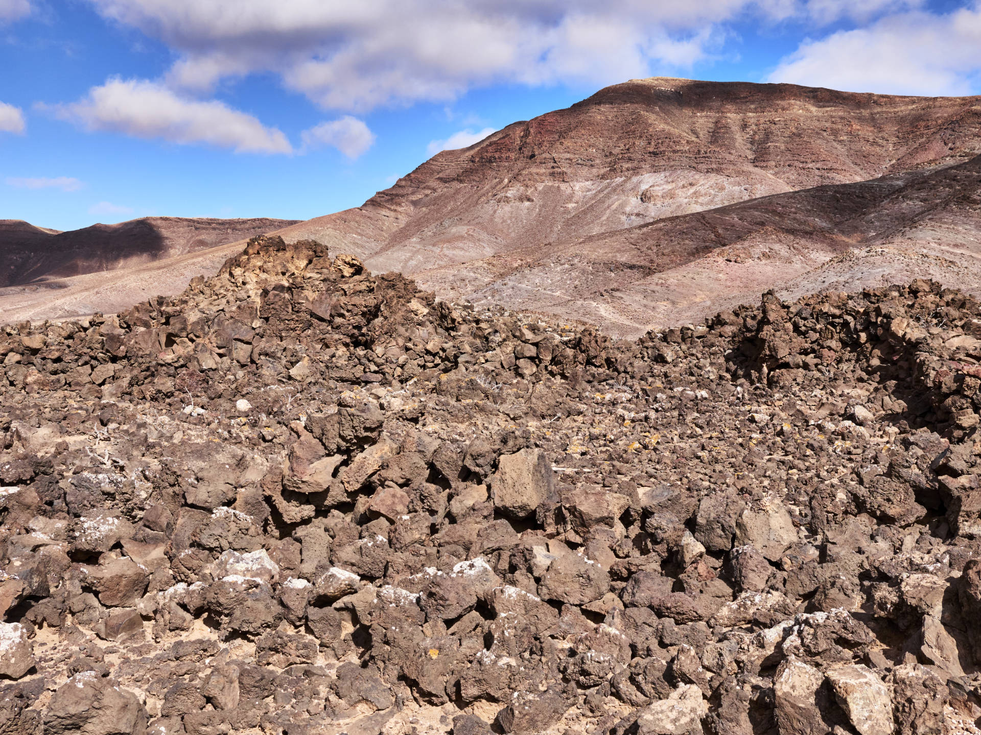 Die Majorero Siedlung Los Toneles im Valle de la Cueva, Fuerteventura.