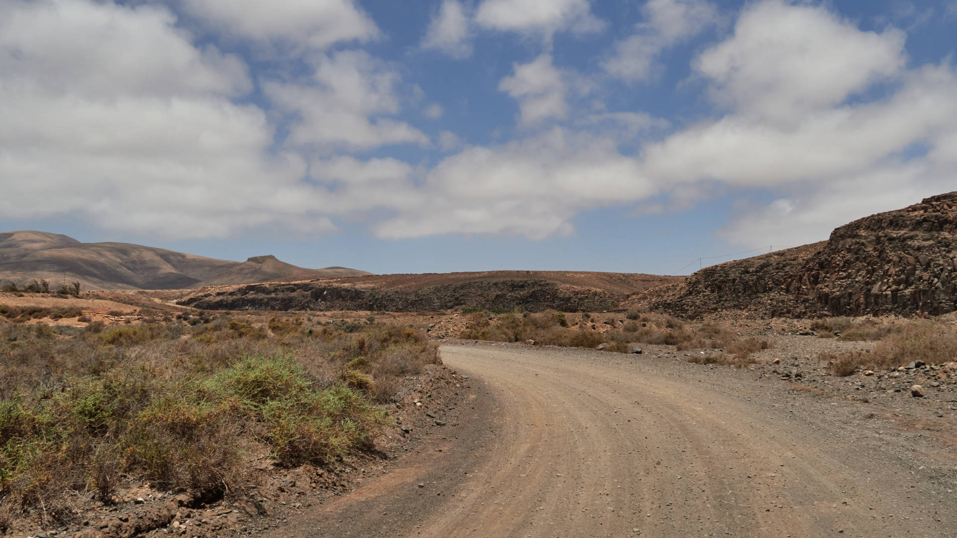 Der Barranco de la Torre nahe Salinas del Carmen Fuerteventura.