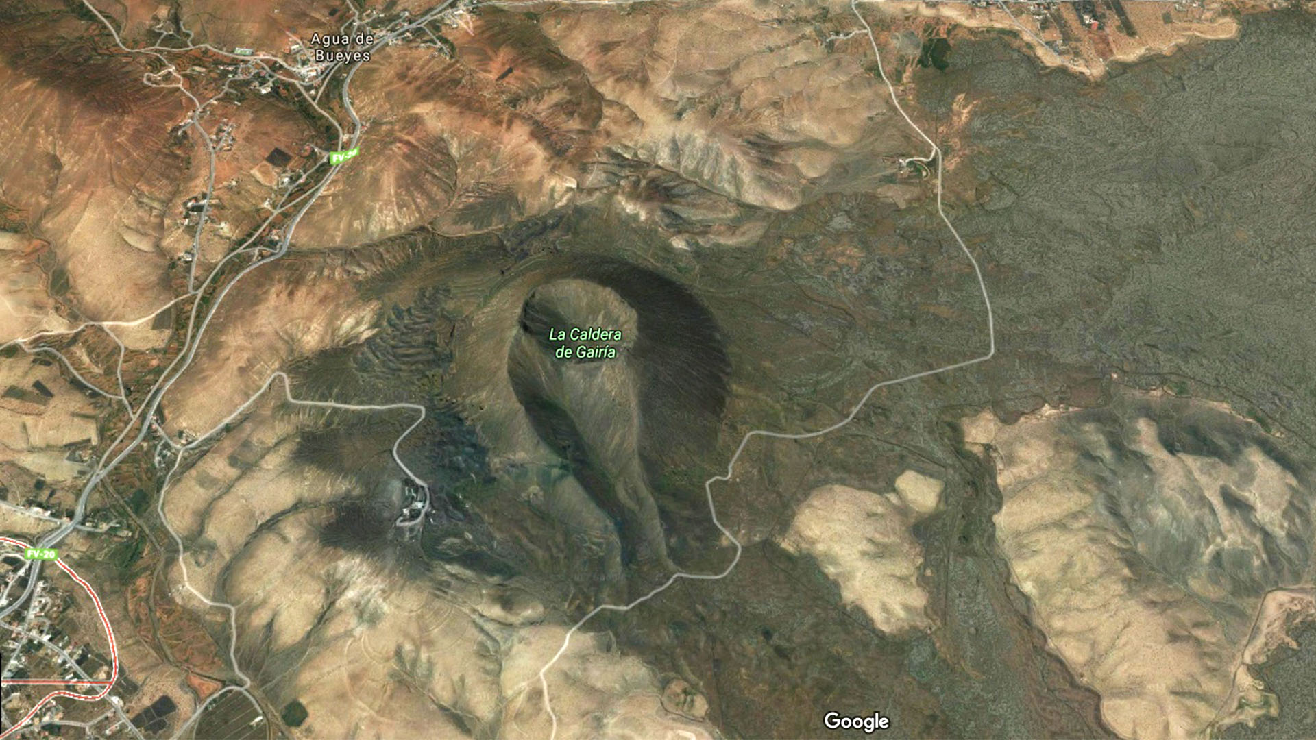 Sehenswürdigkeiten Fuerteventuras: Tiscamanita – Caldera de Gairía