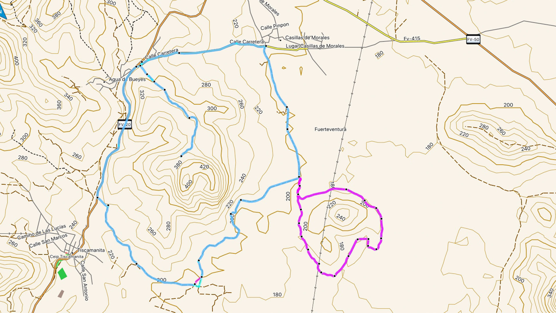 Sehenswürdigkeiten Fuerteventuras: Tiscamanita – Caldera de Gairía