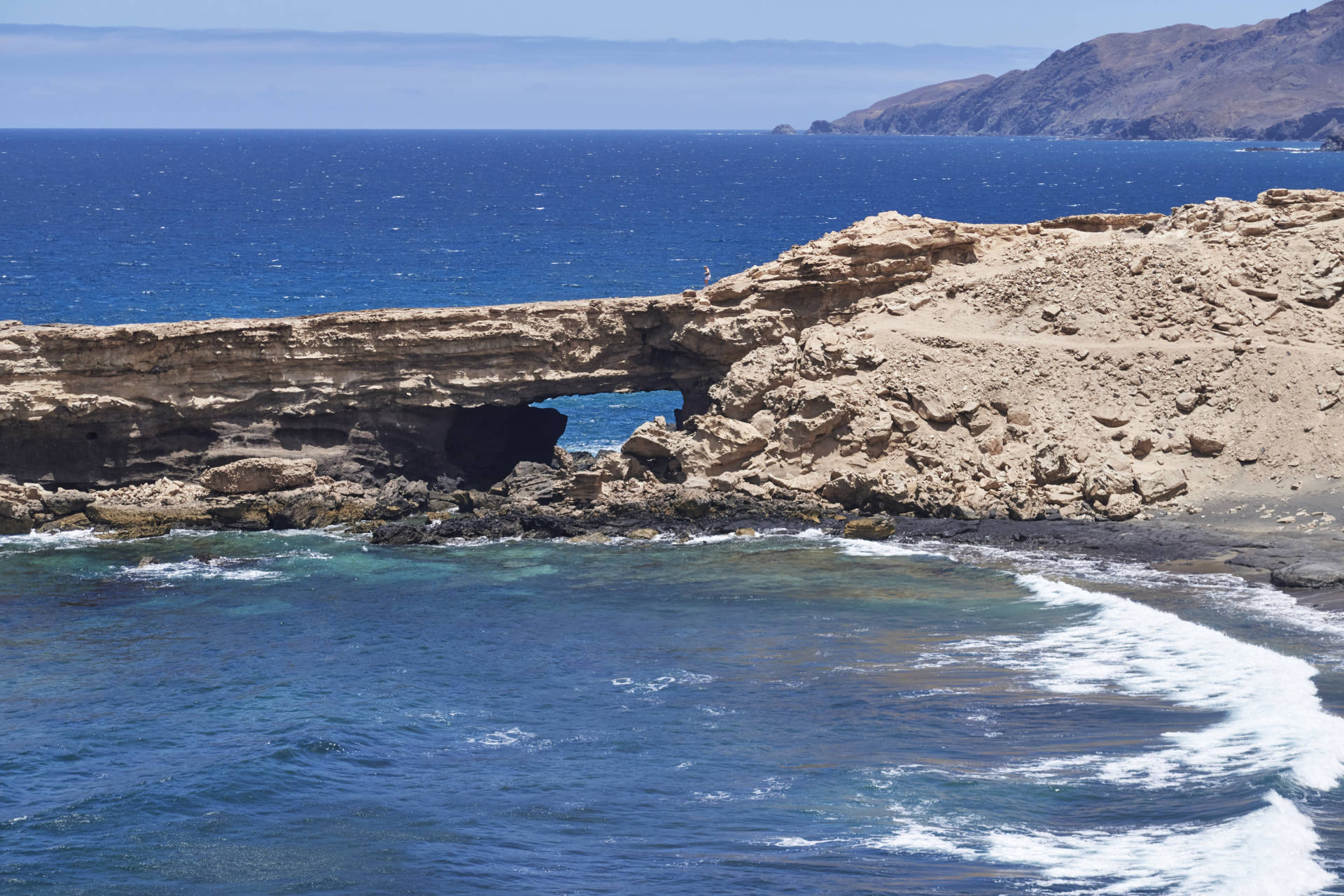 Felsentor Punta de Guadelupe La Pared Fuerteventura.