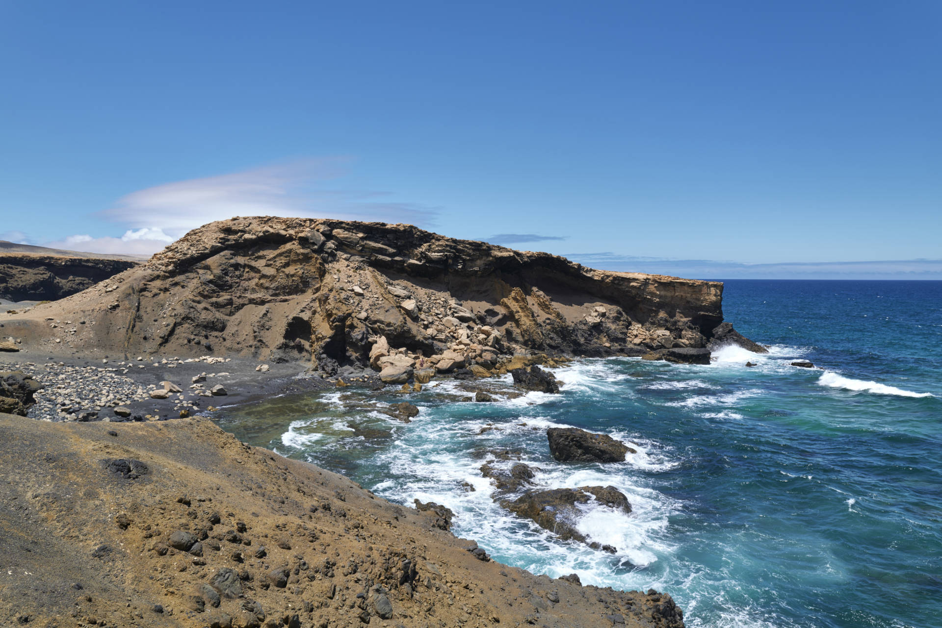 Felsentor Punta de Guadelupe La Pared Fuerteventura.