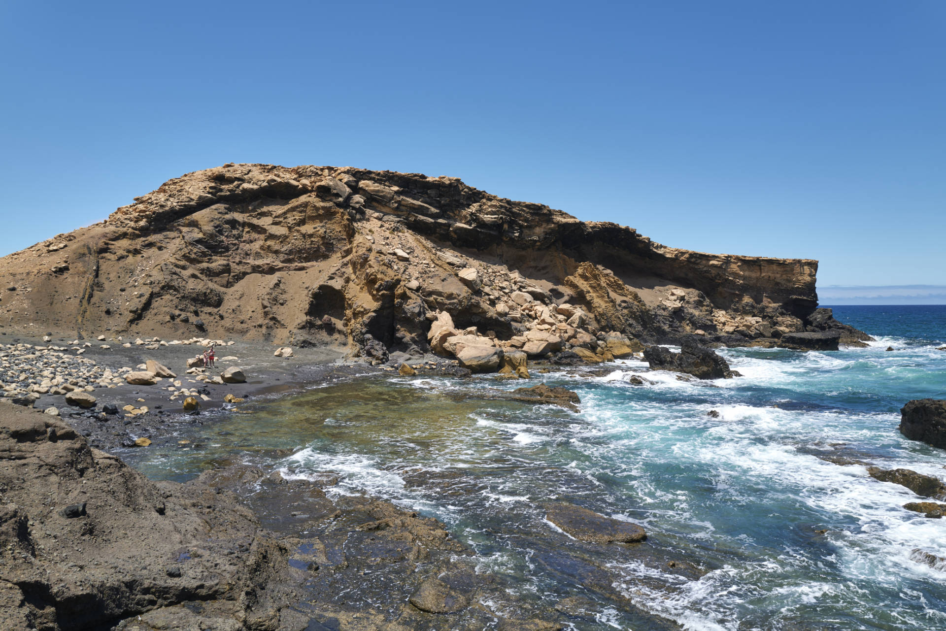 Felsentor Punta de Guadelupe La Pared Fuerteventura.