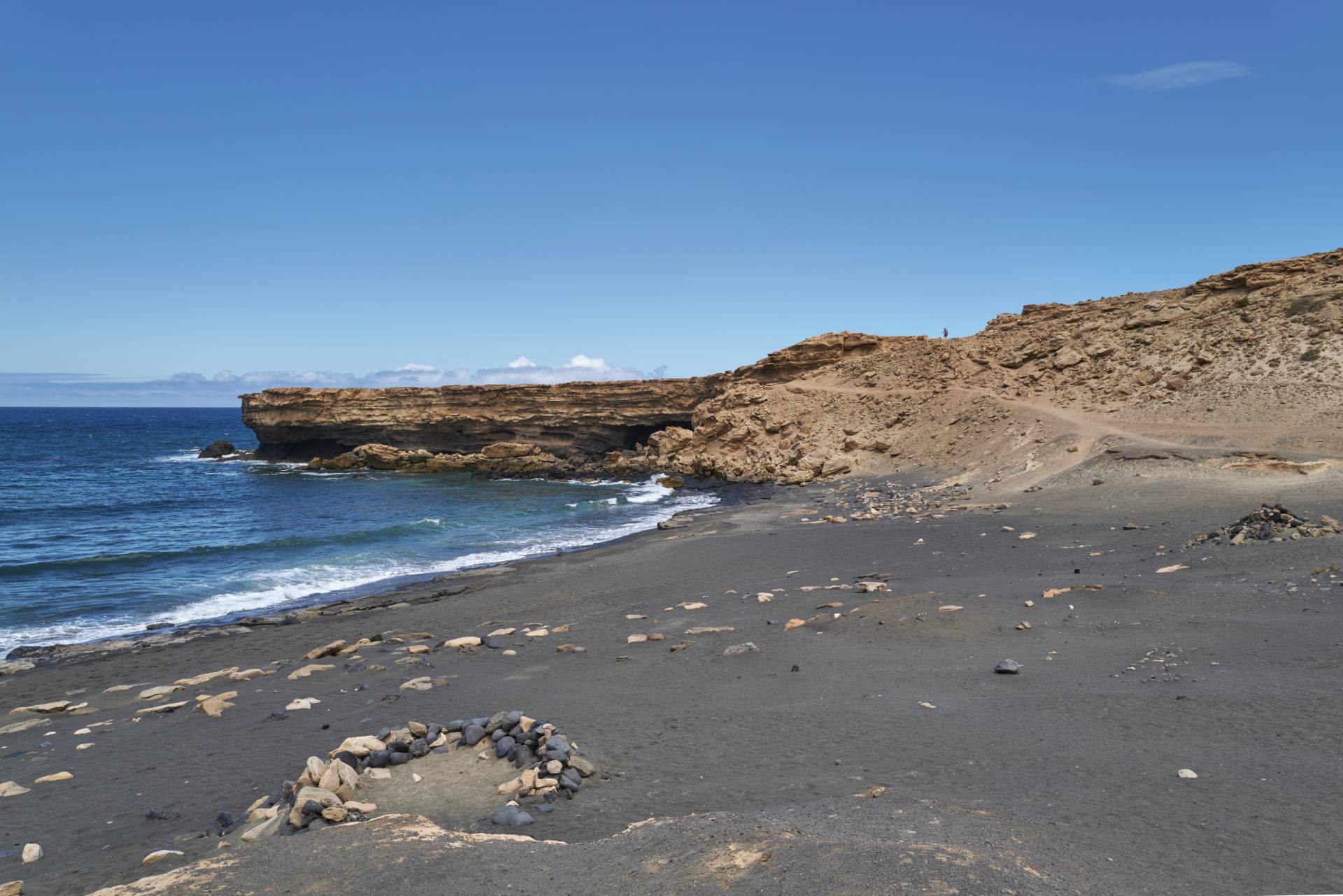 Felsentor Punta de Guadelupe La Pared Fuerteventura.