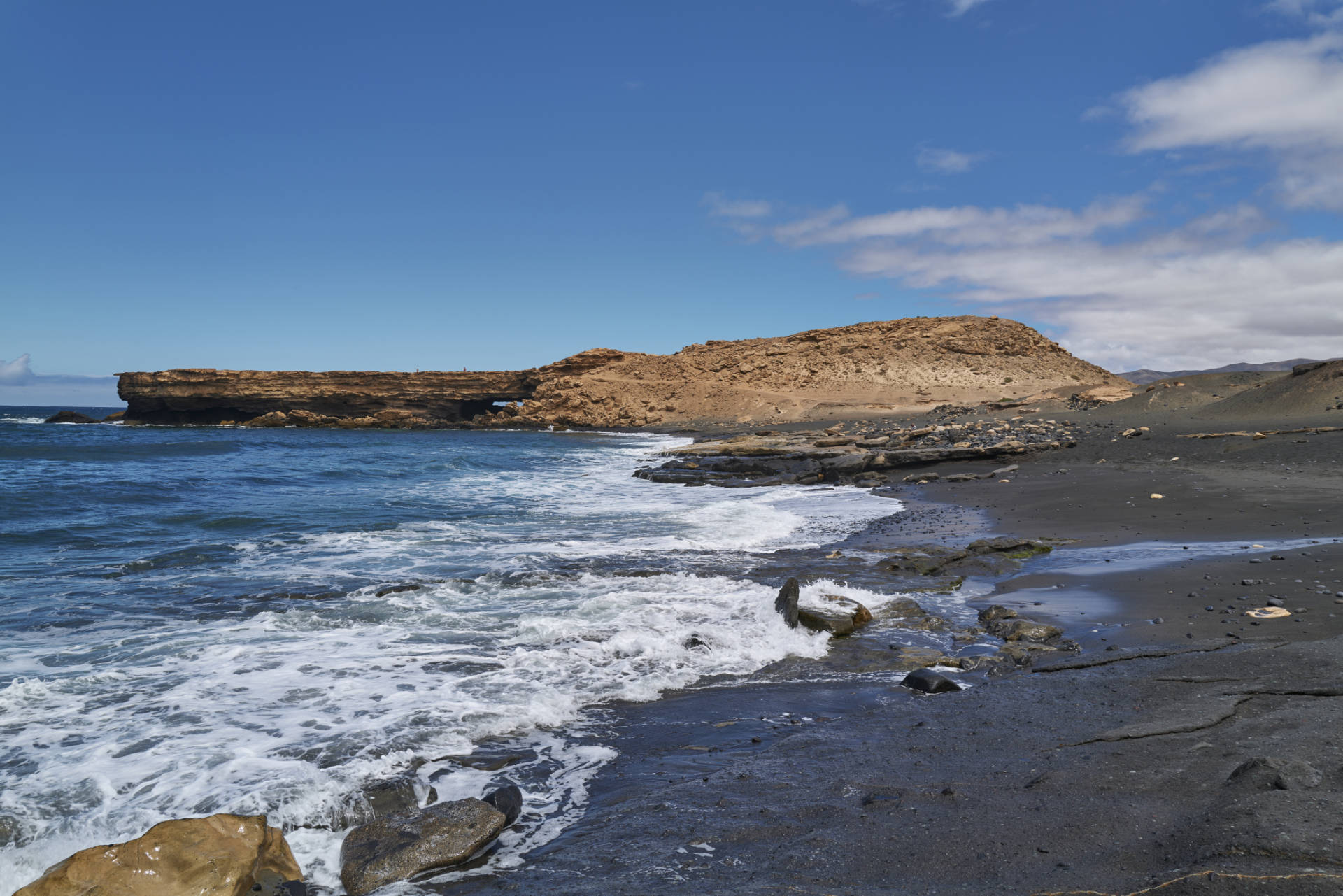 Felsentor Punta de Guadelupe La Pared Fuerteventura.