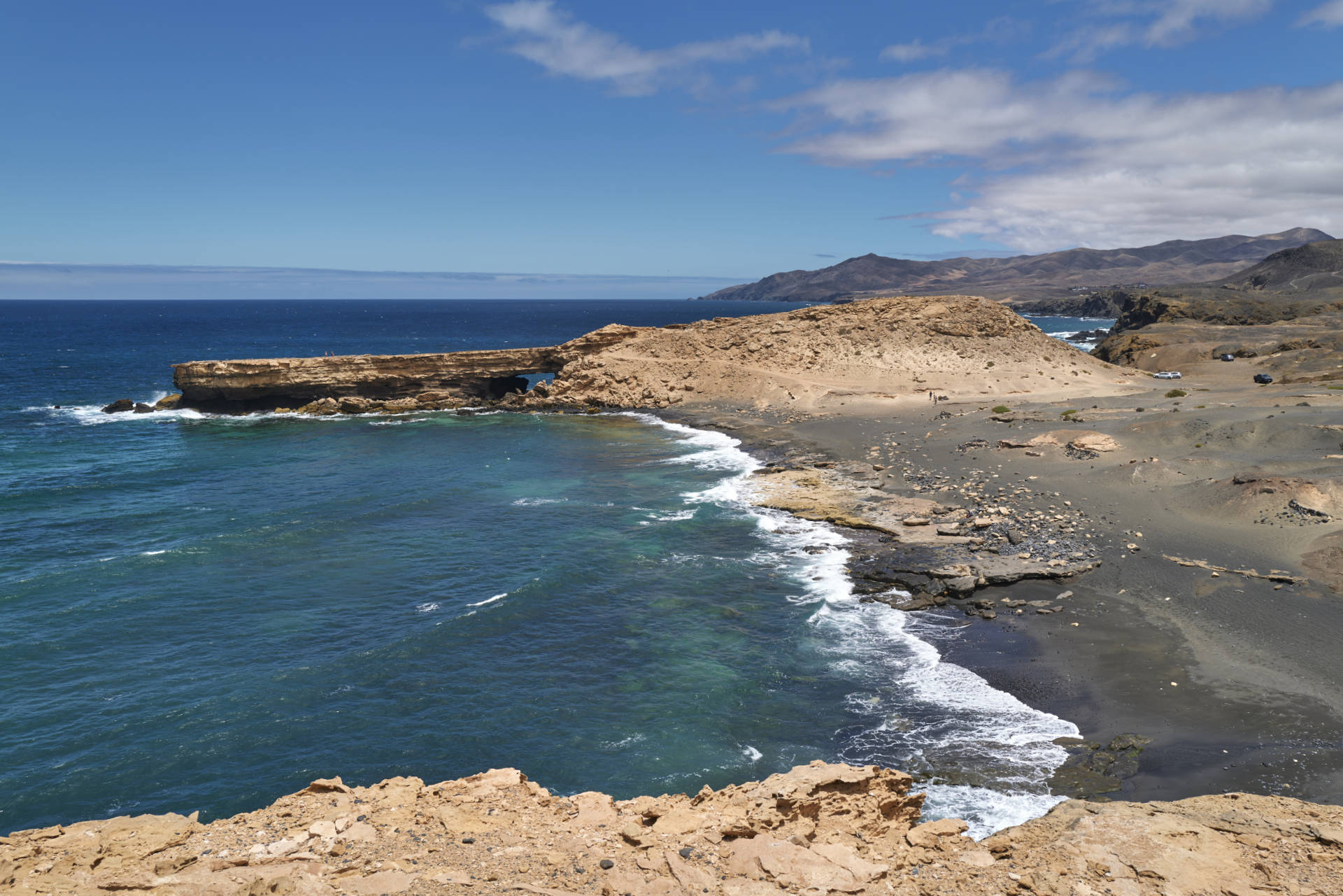 Felsentor Punta de Guadelupe La Pared Fuerteventura.