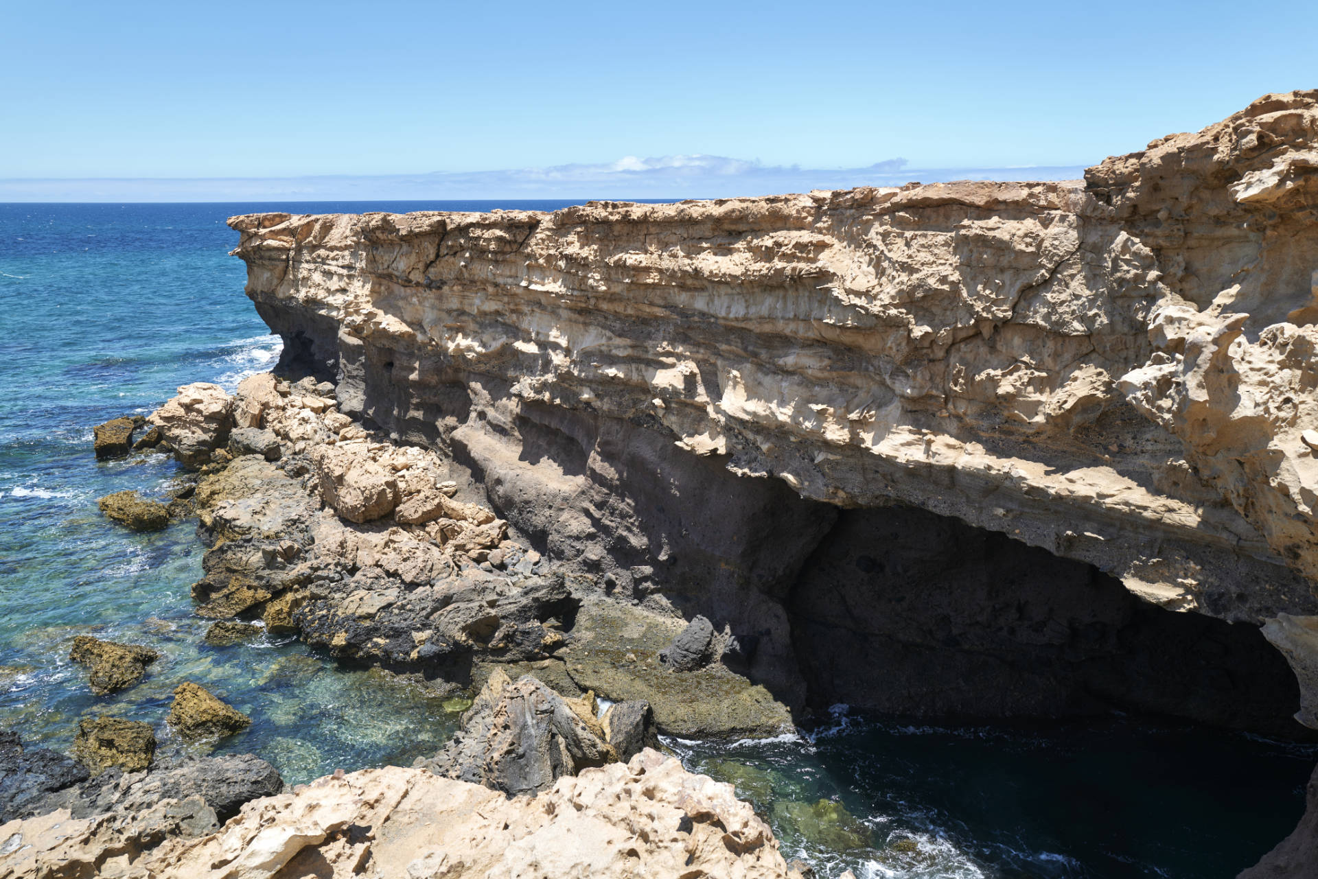 Felsentor Punta de Guadelupe La Pared Fuerteventura.