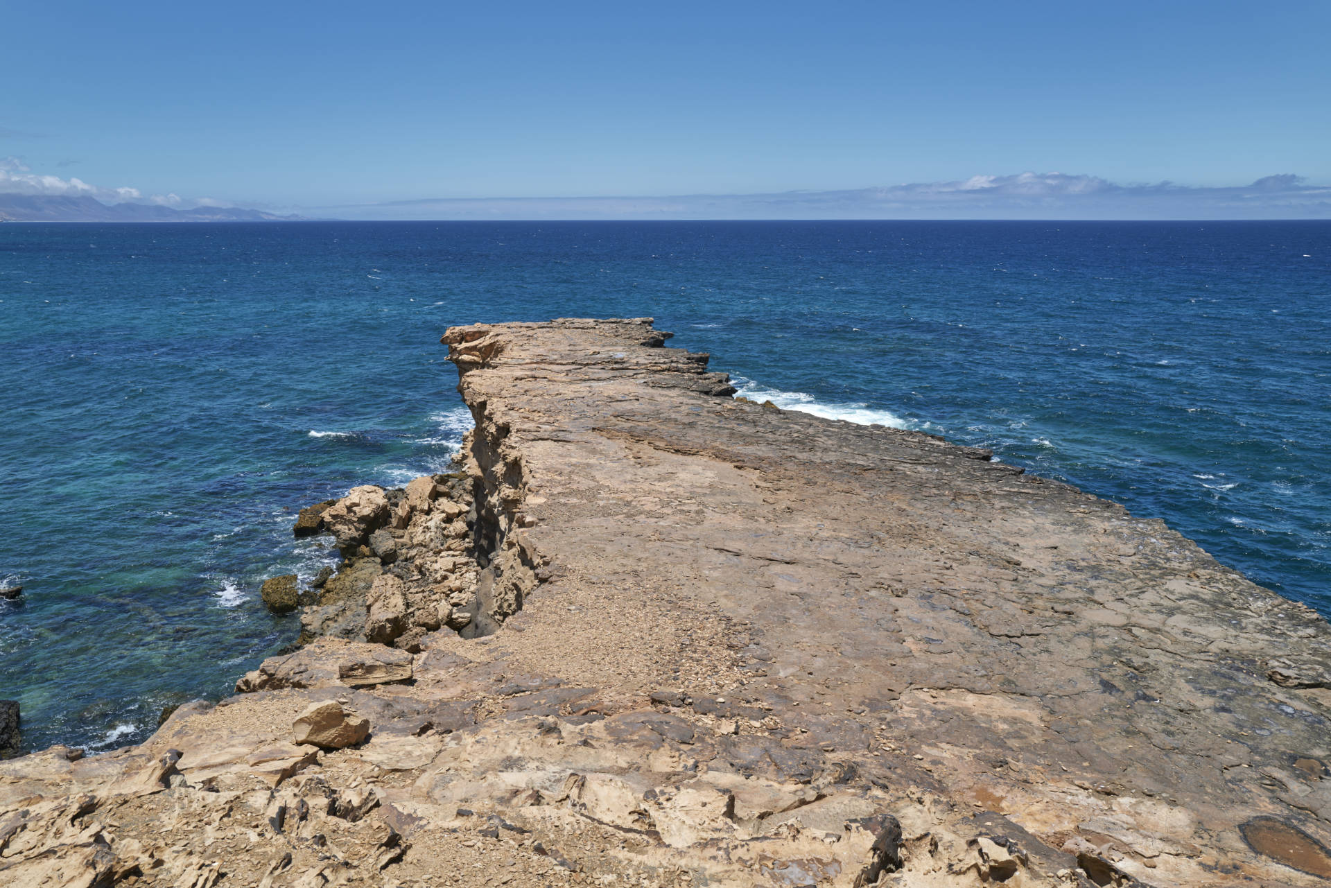 Felsentor Punta de Guadelupe La Pared Fuerteventura.