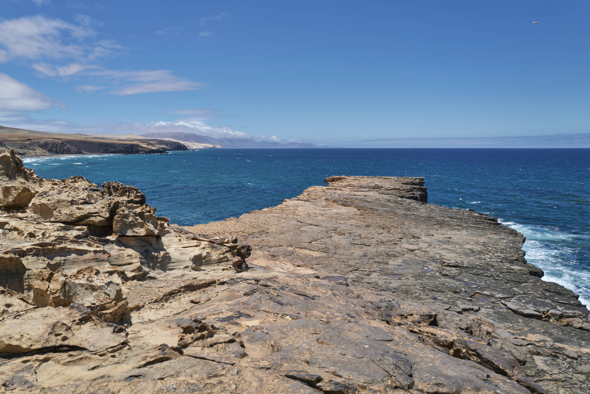 Felsentor Punta de Guadelupe La Pared Fuerteventura.