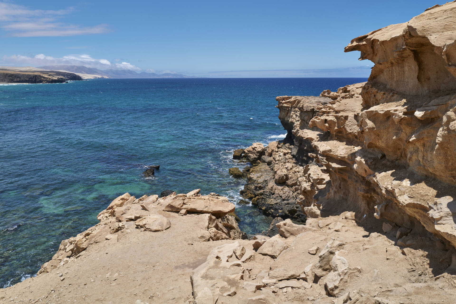 Felsentor Punta de Guadelupe La Pared Fuerteventura.