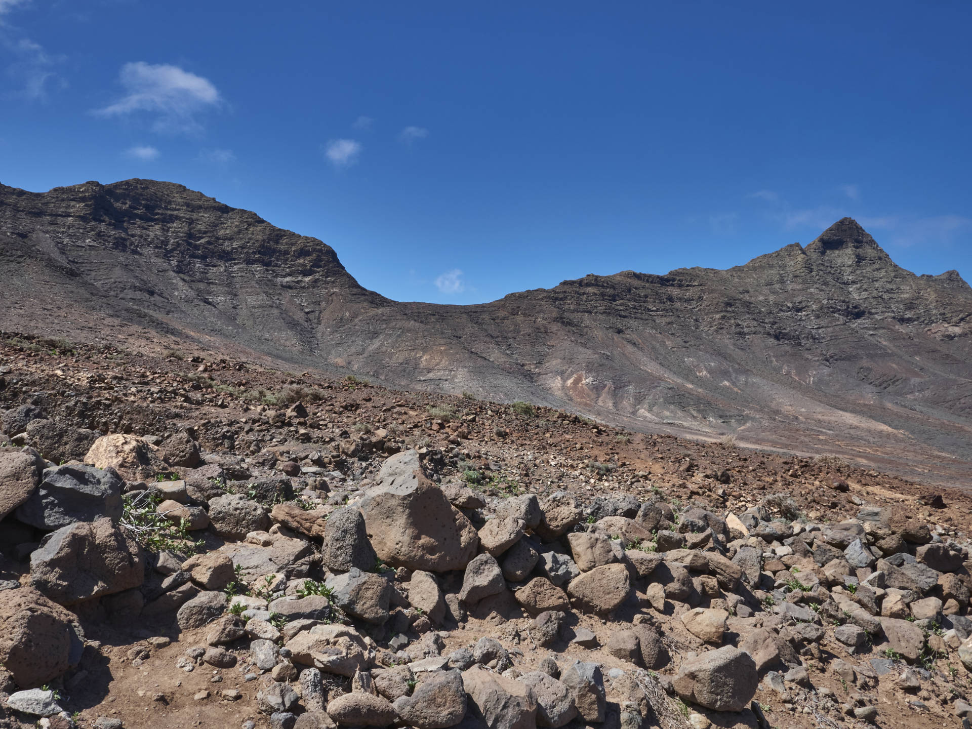 Die Villa Winter in Cofete Fuerteventura – Degollada de Cofete (345 m) + Fraile (688 m).