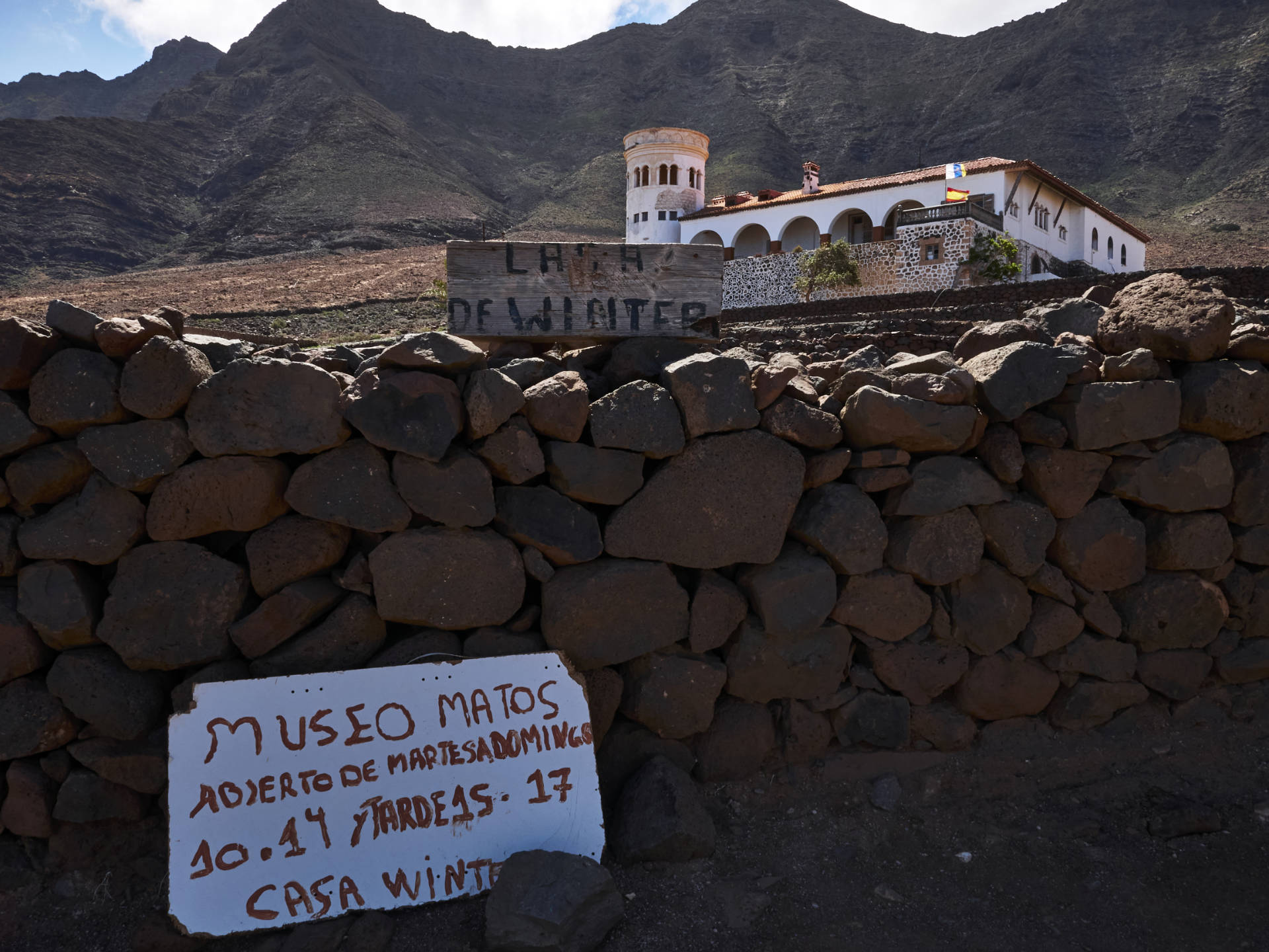 Die Villa Winter in Cofete Fuerteventura.