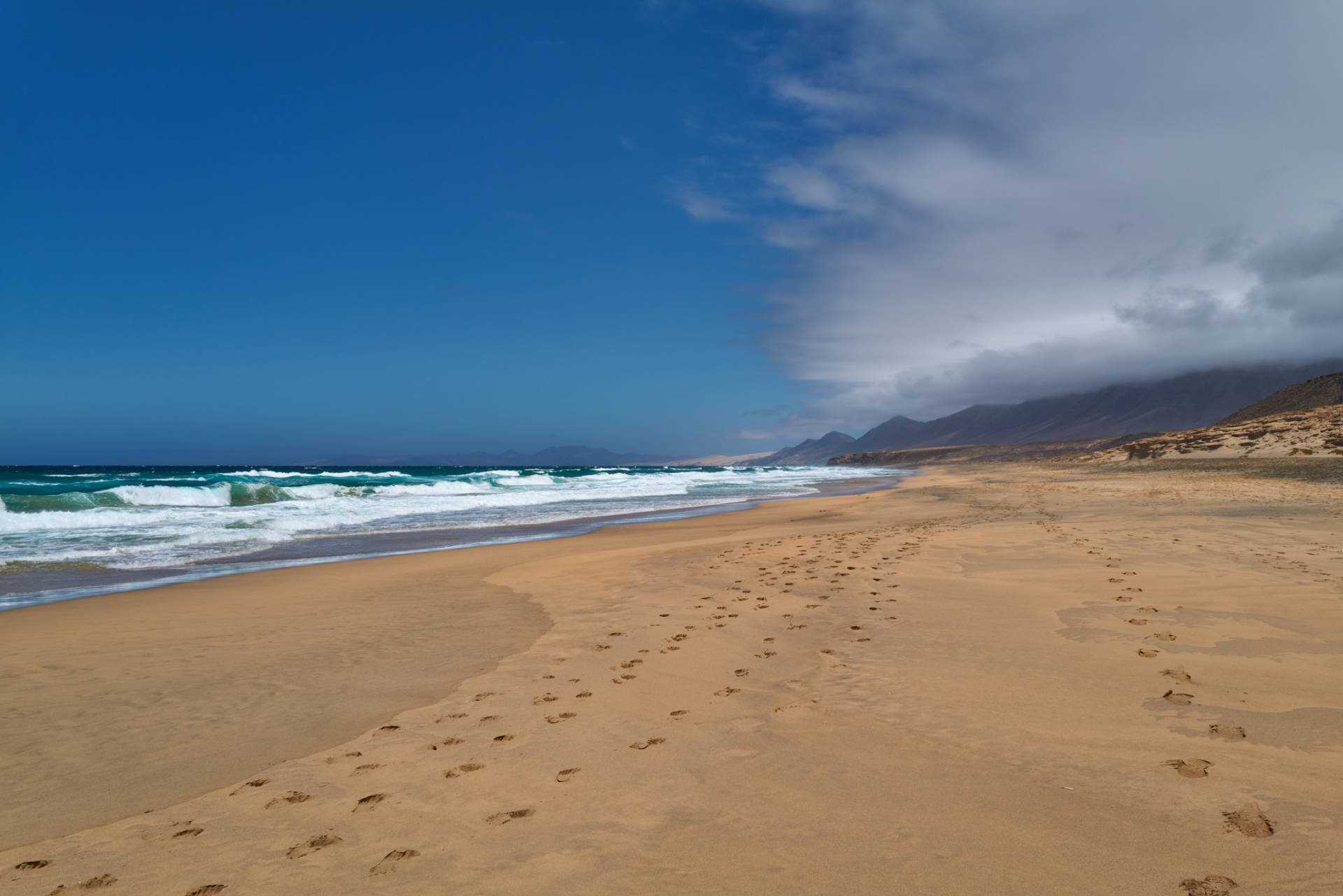 Playa de Cofete – Blick Richtung Cofete.