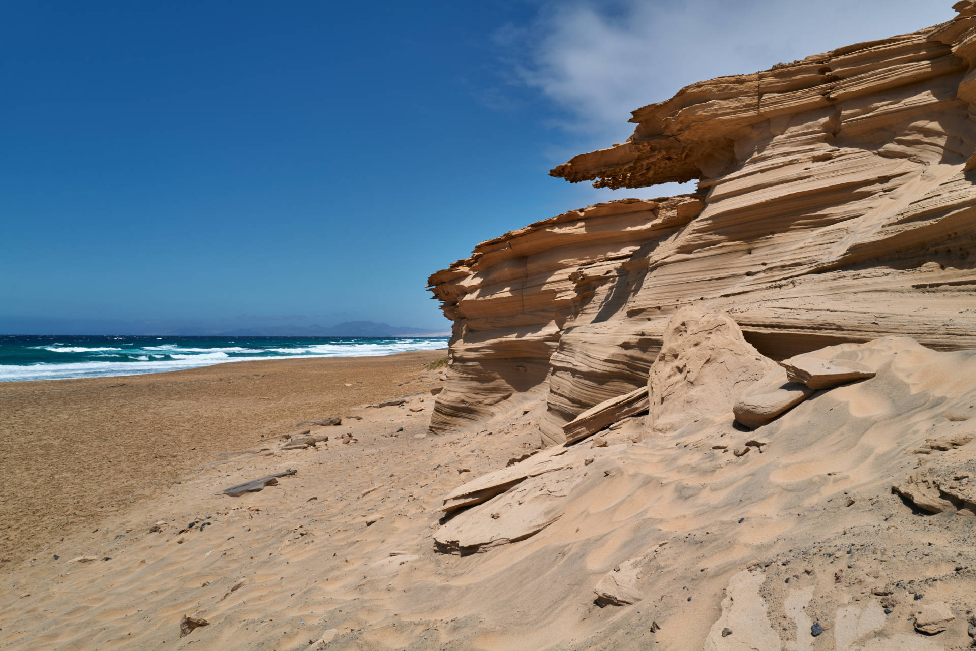 Playa de Cofete – geologisch besonders interessant.