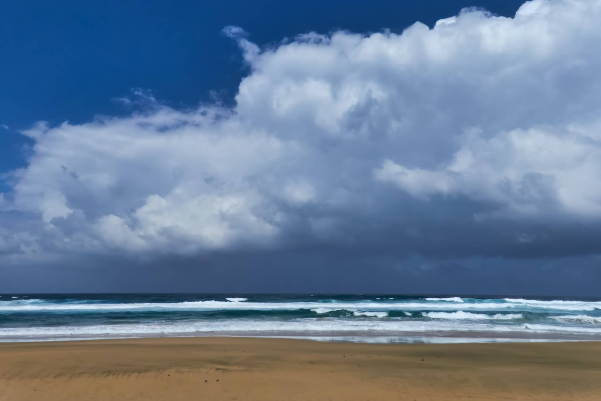 Playa de Cofete Parque Natural Jandía – immer gut für dramatische Wetterlagen.