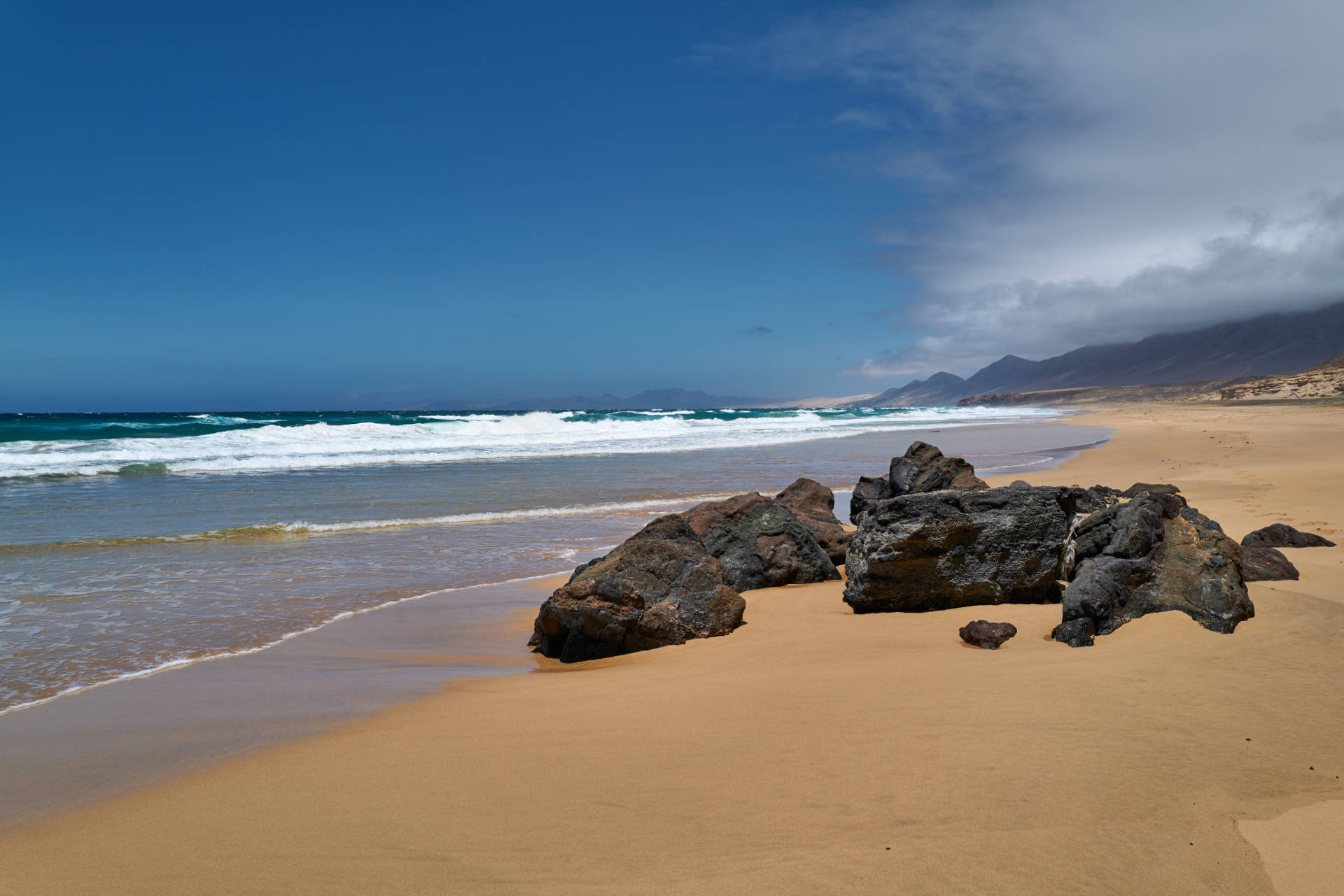 Playa de Cofete – Blick Richtung Cofete.