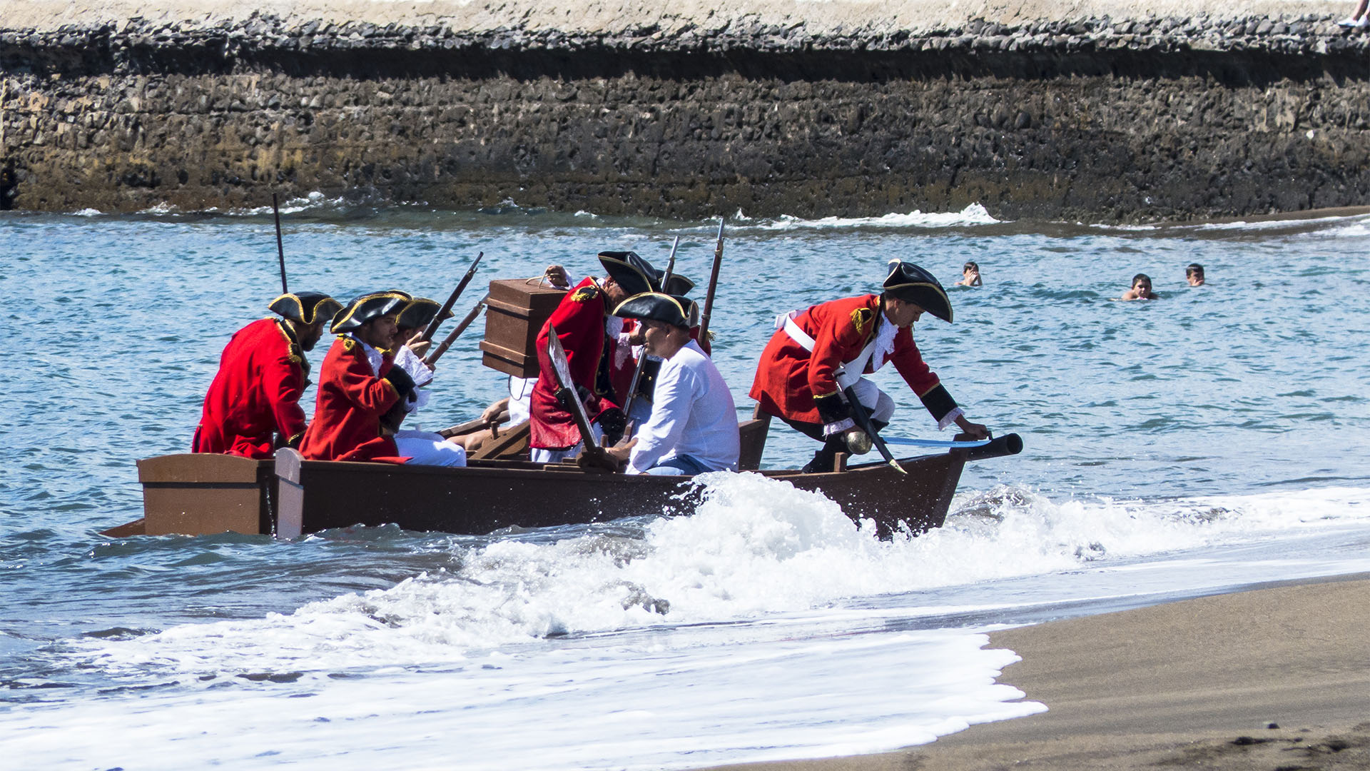 Sehenswürdigkeiten Fuerteventura – Tuineje Fiesta San Miguel – Batallas del Cuchillete y Tamasite.