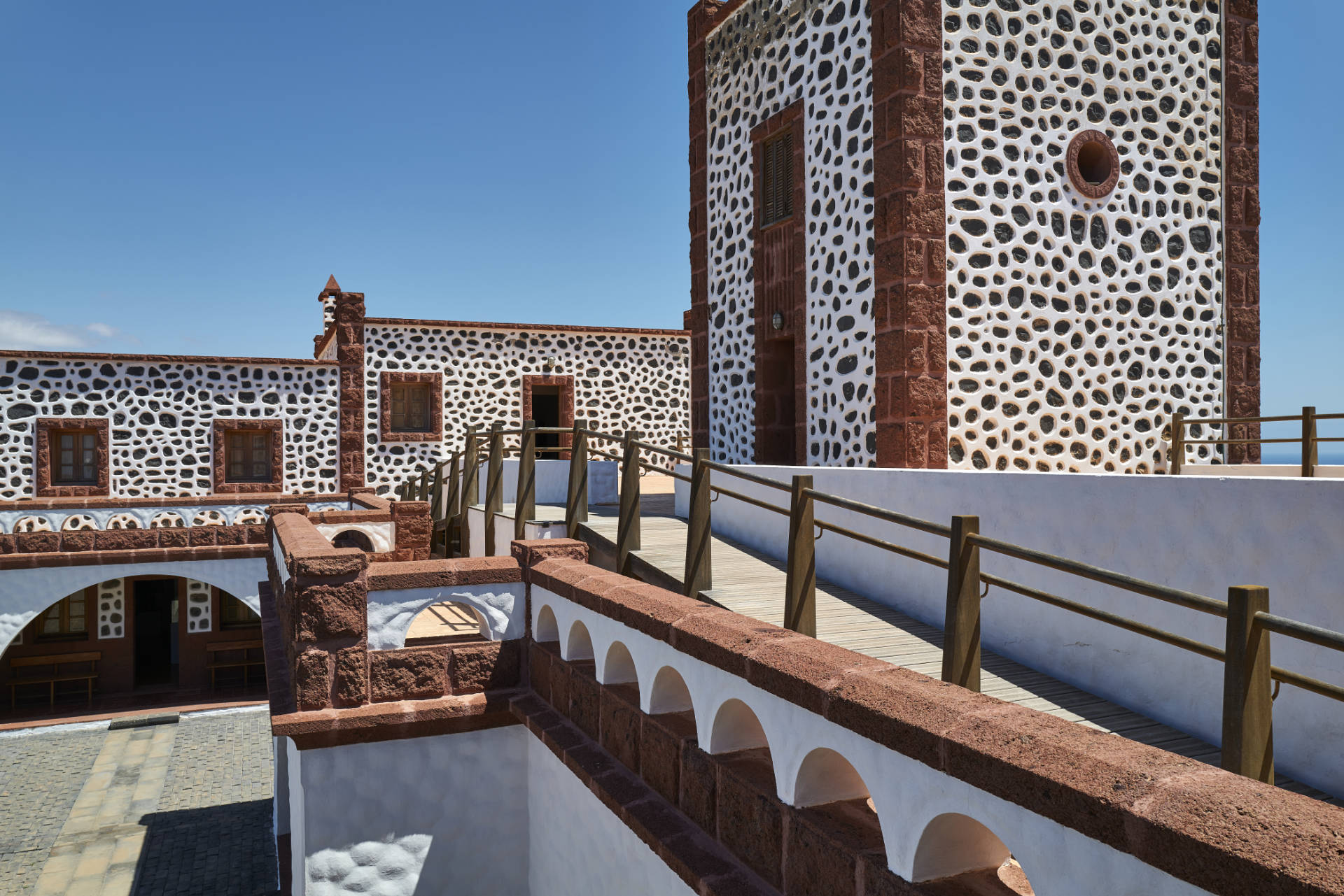 Museo Faro de la Entellada – Obergeschoss Leuchtturm Fuerteventura.