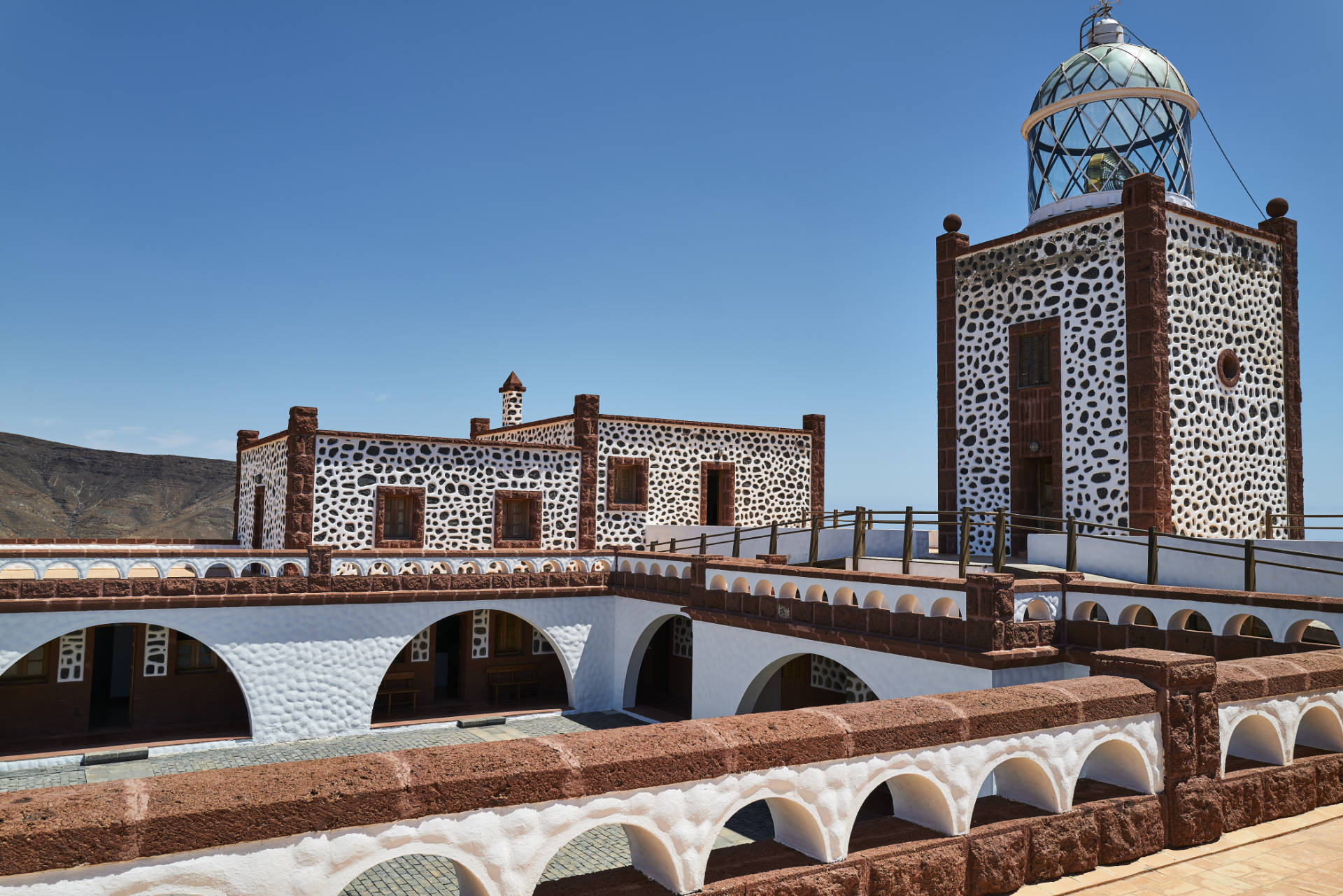 Museo Faro de la Entellada – Obergeschoss Leuchtturm Fuerteventura.