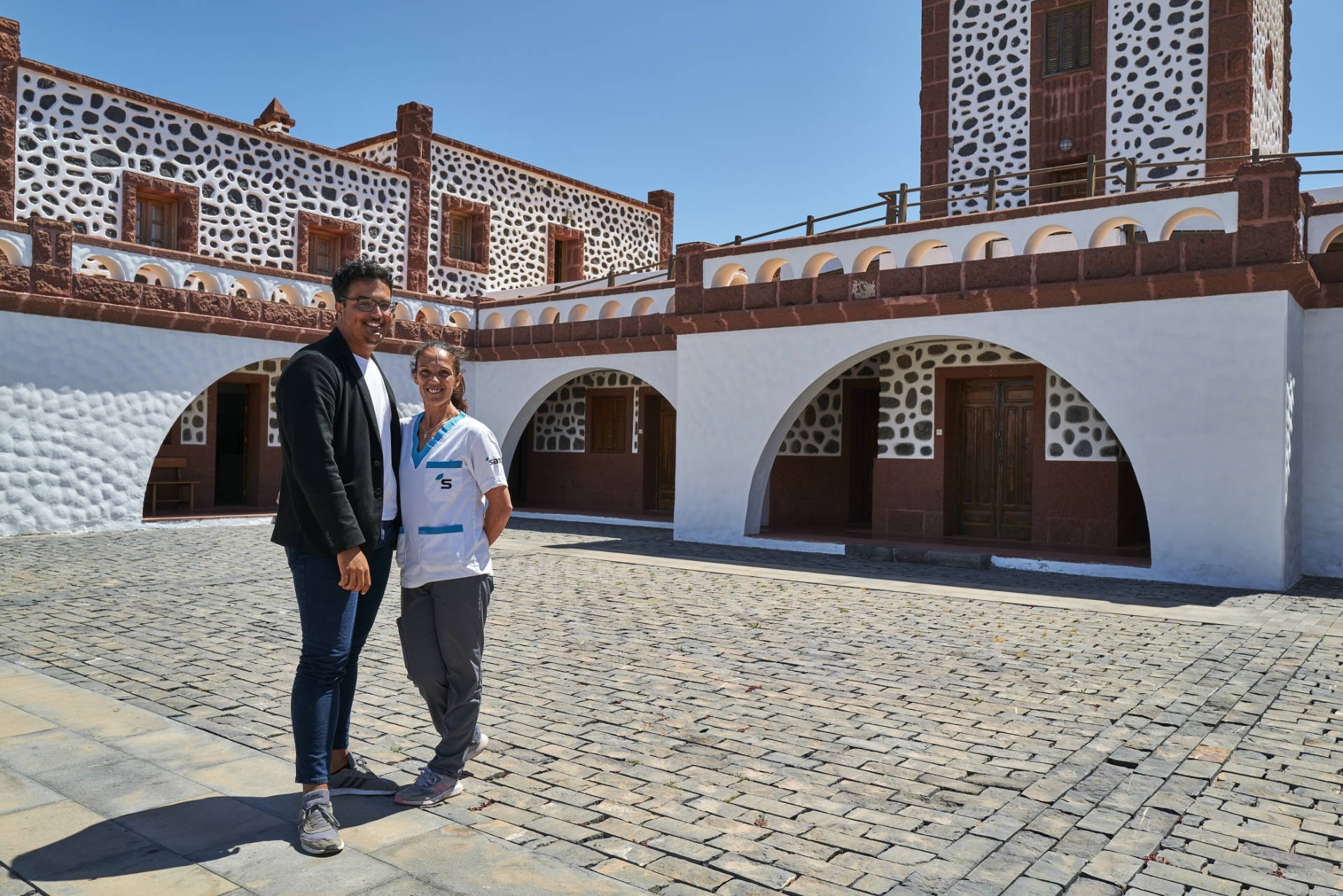 Das herzliche Museumsteam des Museo de Faro de la Entellada.