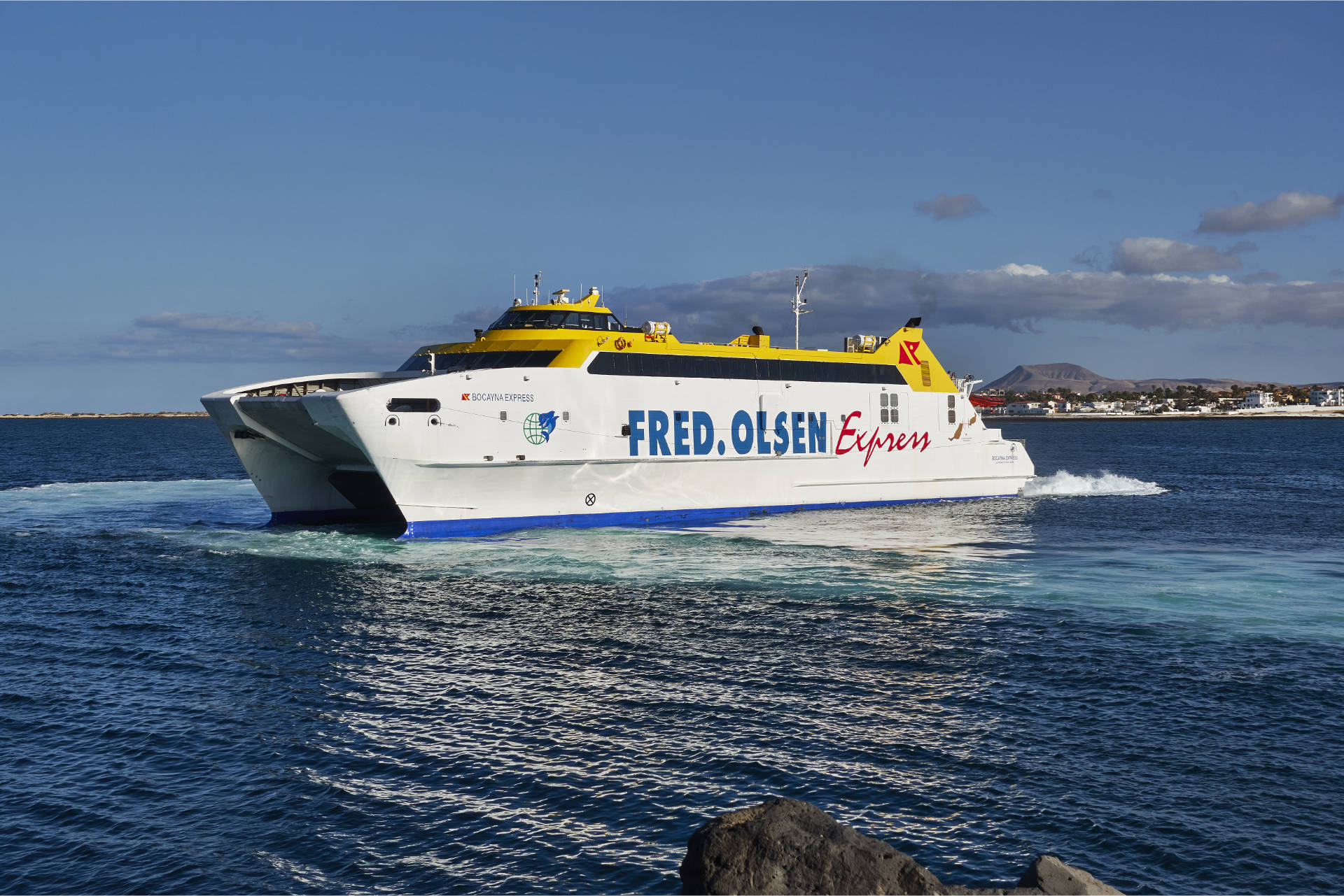 Fred. Olsen Express zwischen Fuerteventura und Lanzarote.