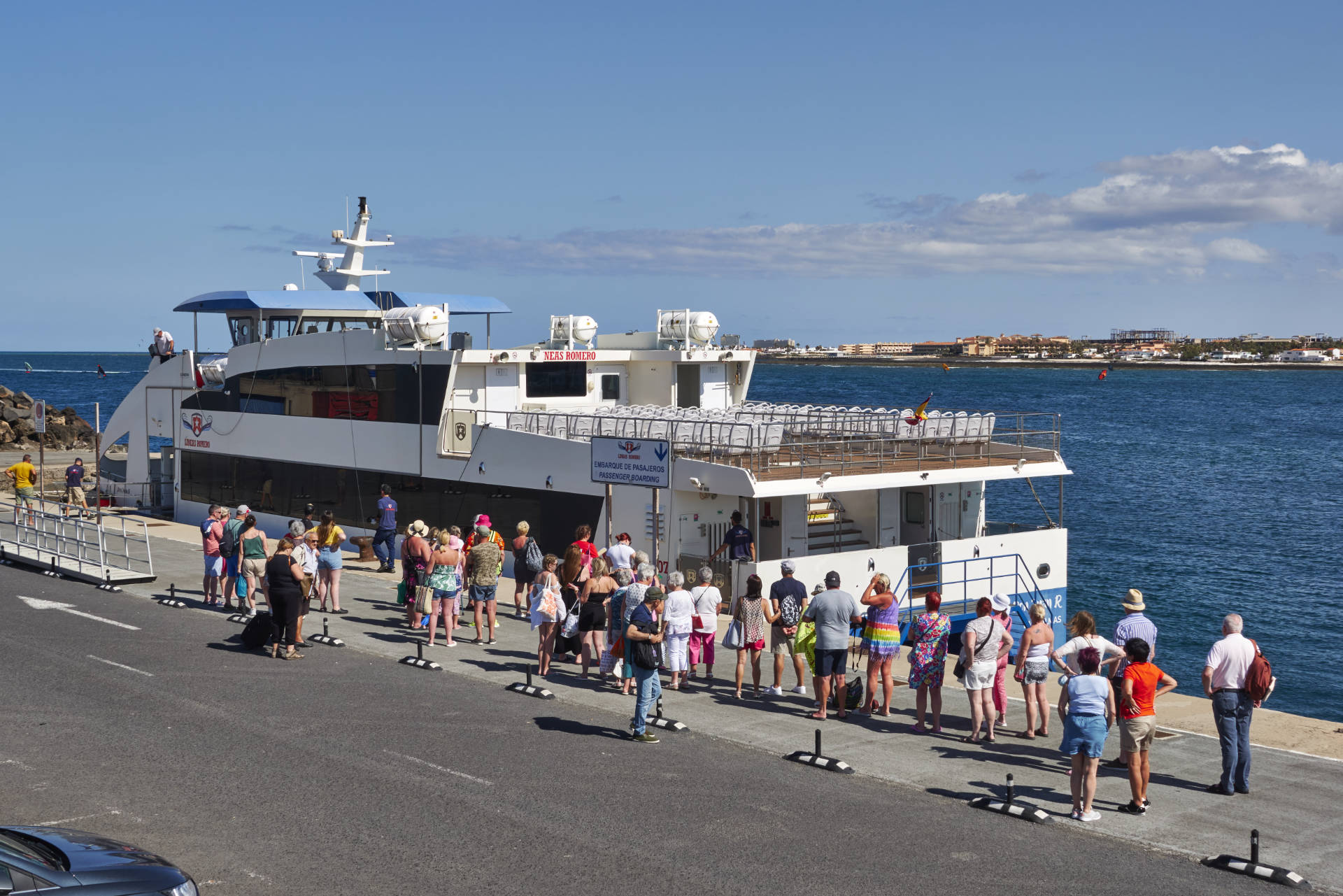 Die Fähren von Líneas Romero zwischen Fuerteventura und Lanzarote.