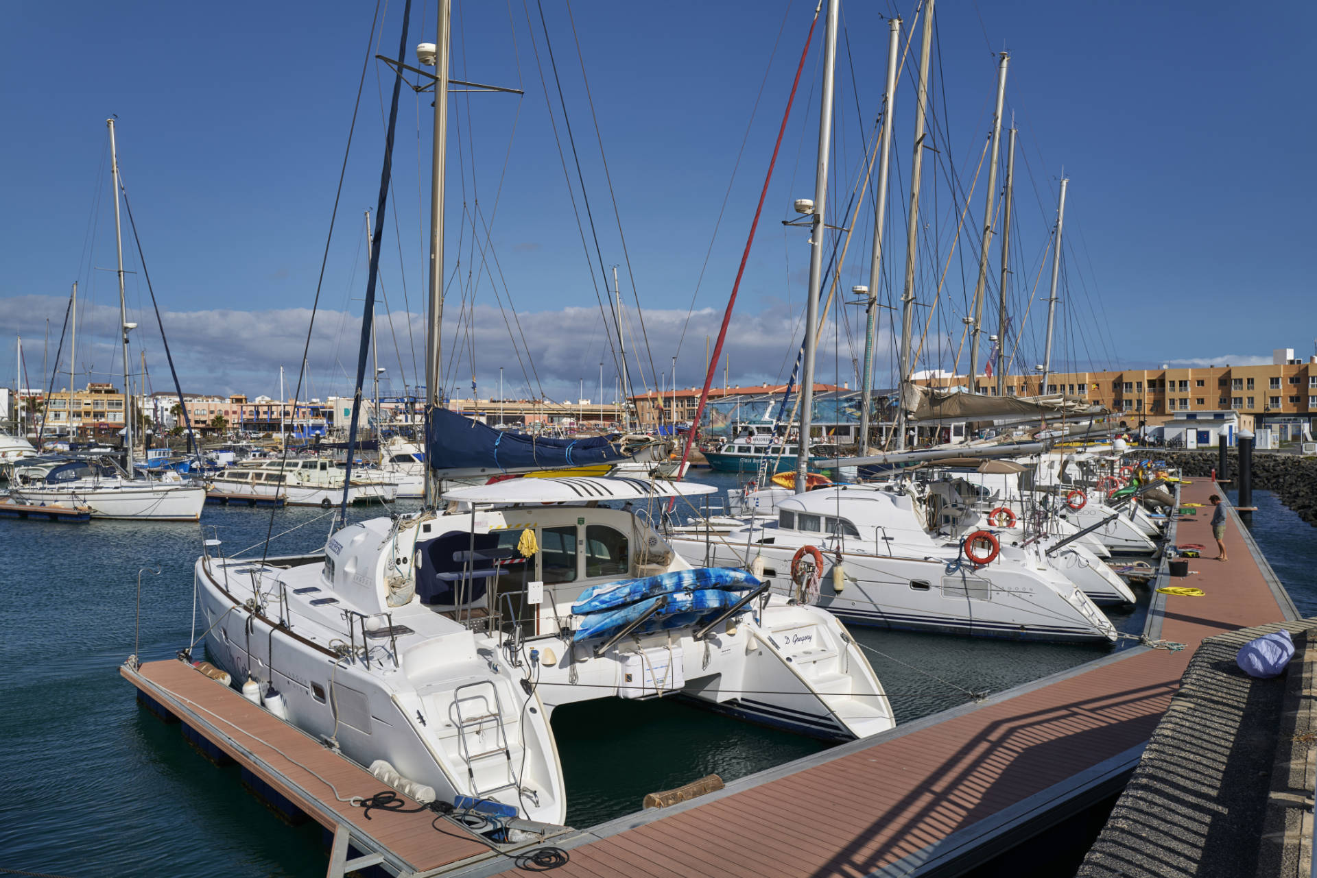 Der Hafen von Corralejo Fuerteventura.