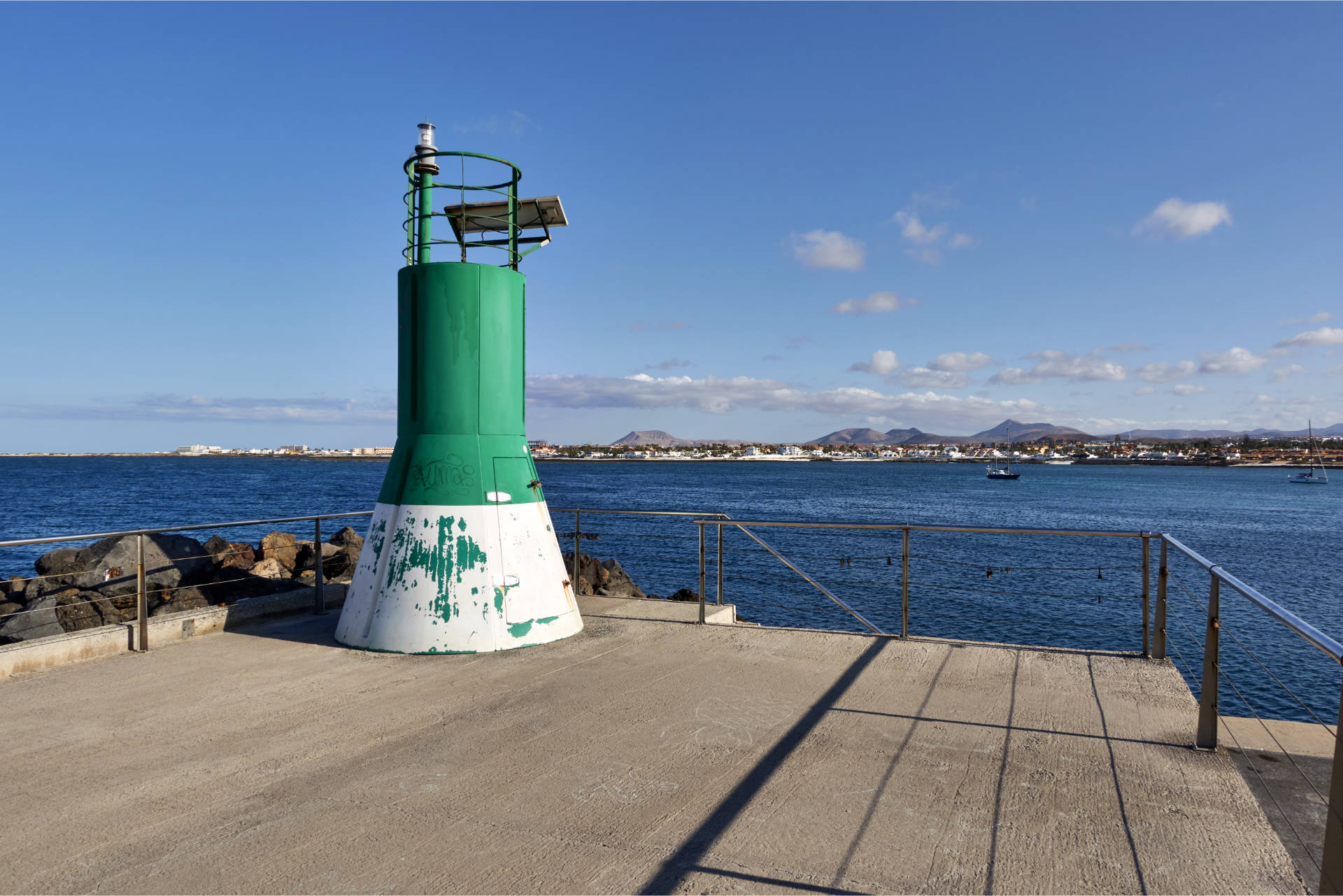 Der Hafen von Corralejo Fuerteventura.