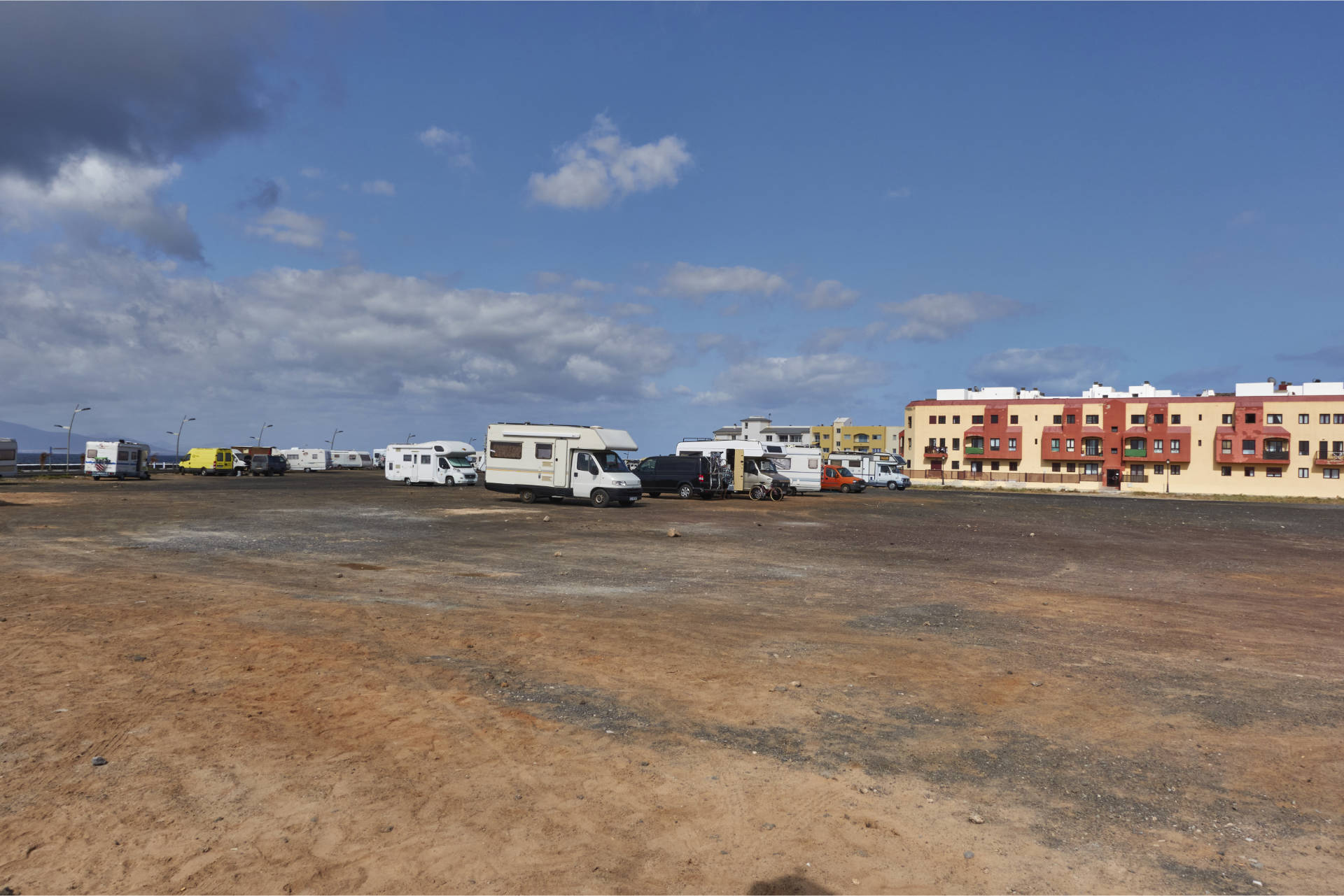 Camper und Van Stellplatz Paseo Marítimo Bristol Corralejo Fuerteventura.