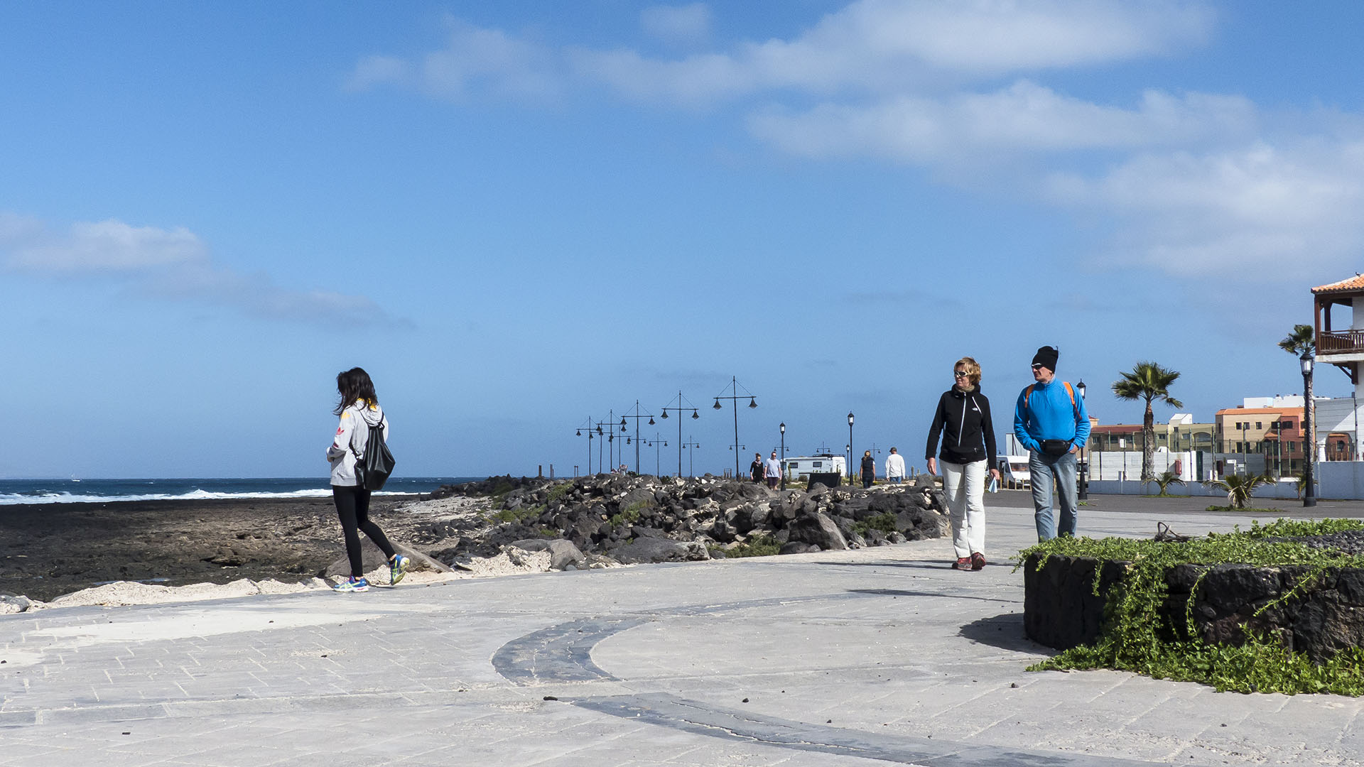 Der Ort Corralejo Fuertventura: Paseo
