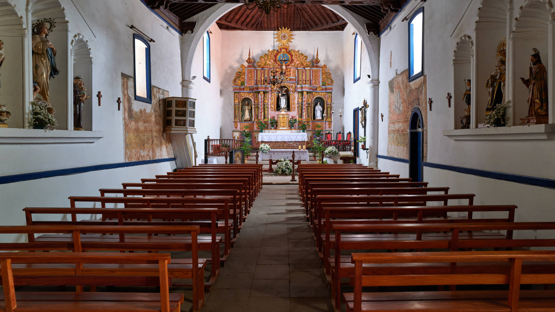 Iglesia Santo Domingo de Guzmán Tetir Fuerteventura.