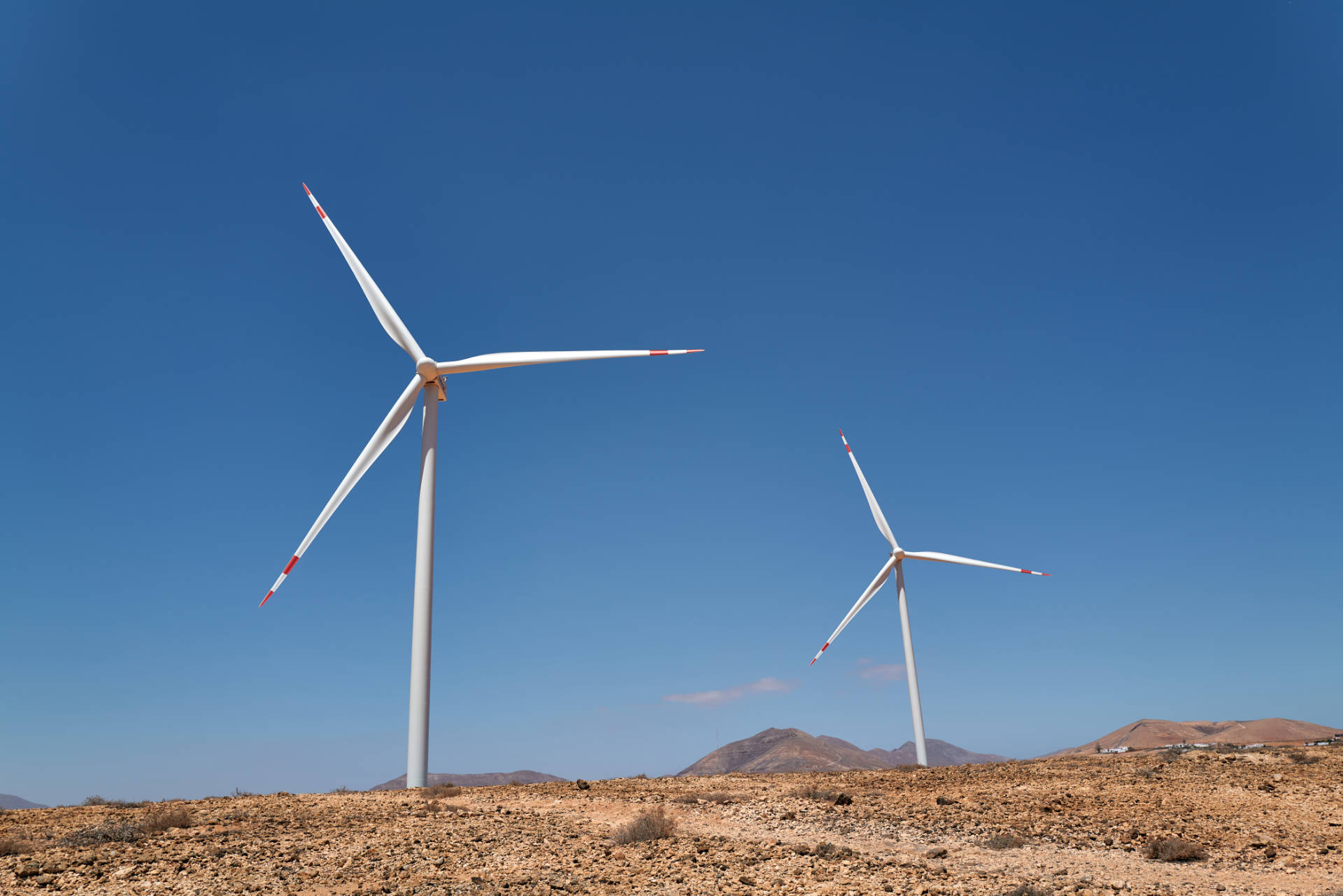 Windkraftanlagen Los Estancos Fuerteventura.