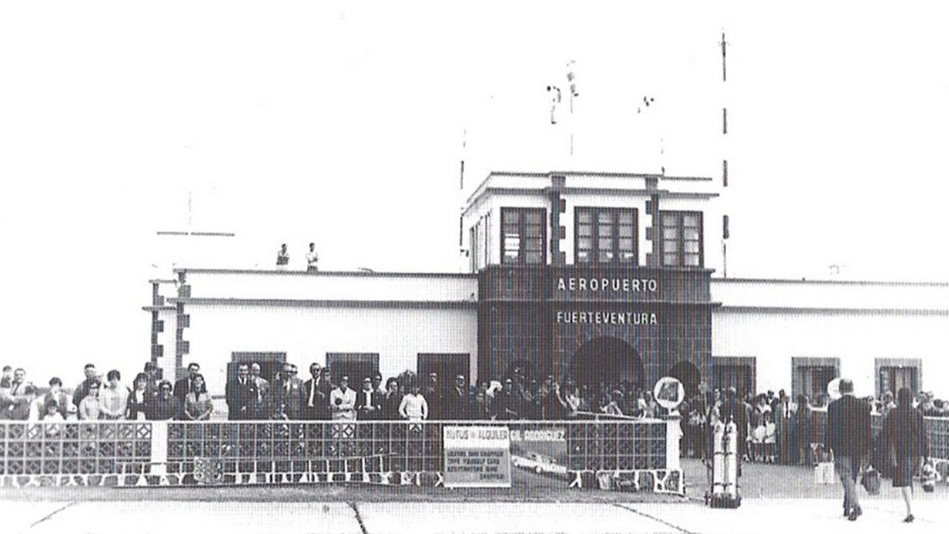 Der Ort Los Estancos Fuerteventura: Das Flugfeld Los Estancos 1952.