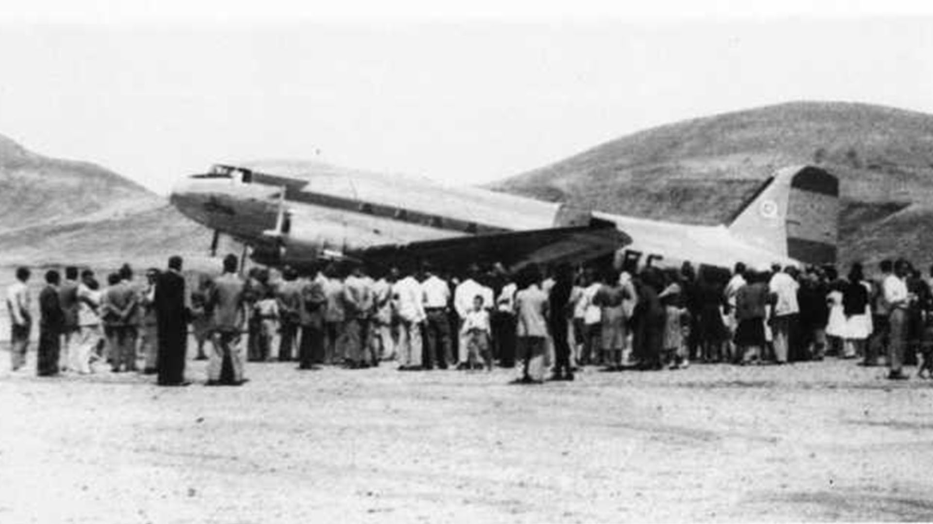 Der Ort Los Estancos Fuerteventura: Das Flugfeld Los Estancos 1952.