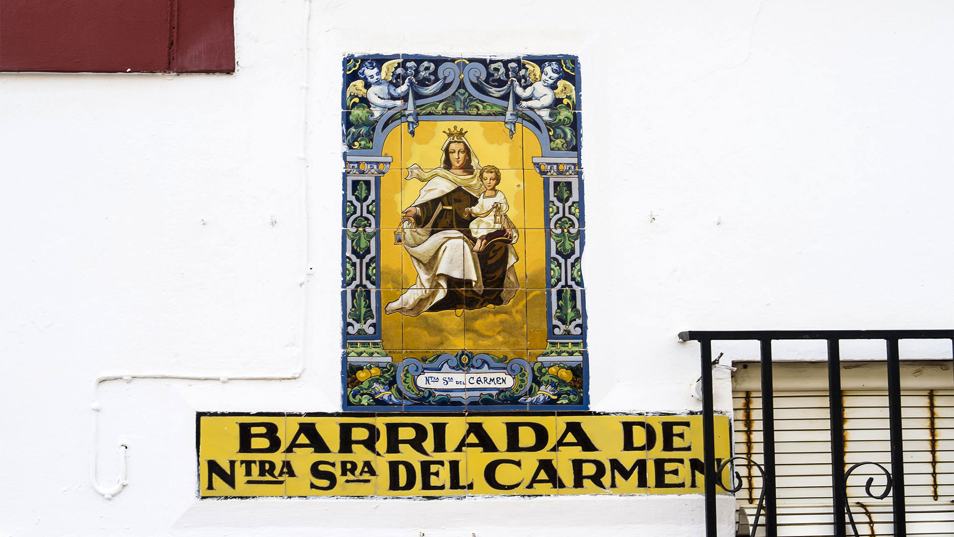Der erste Sozialbau von Fuerteventura: "La Barriada de Nuestra Señora del Carmen" Puerto del Rosario.