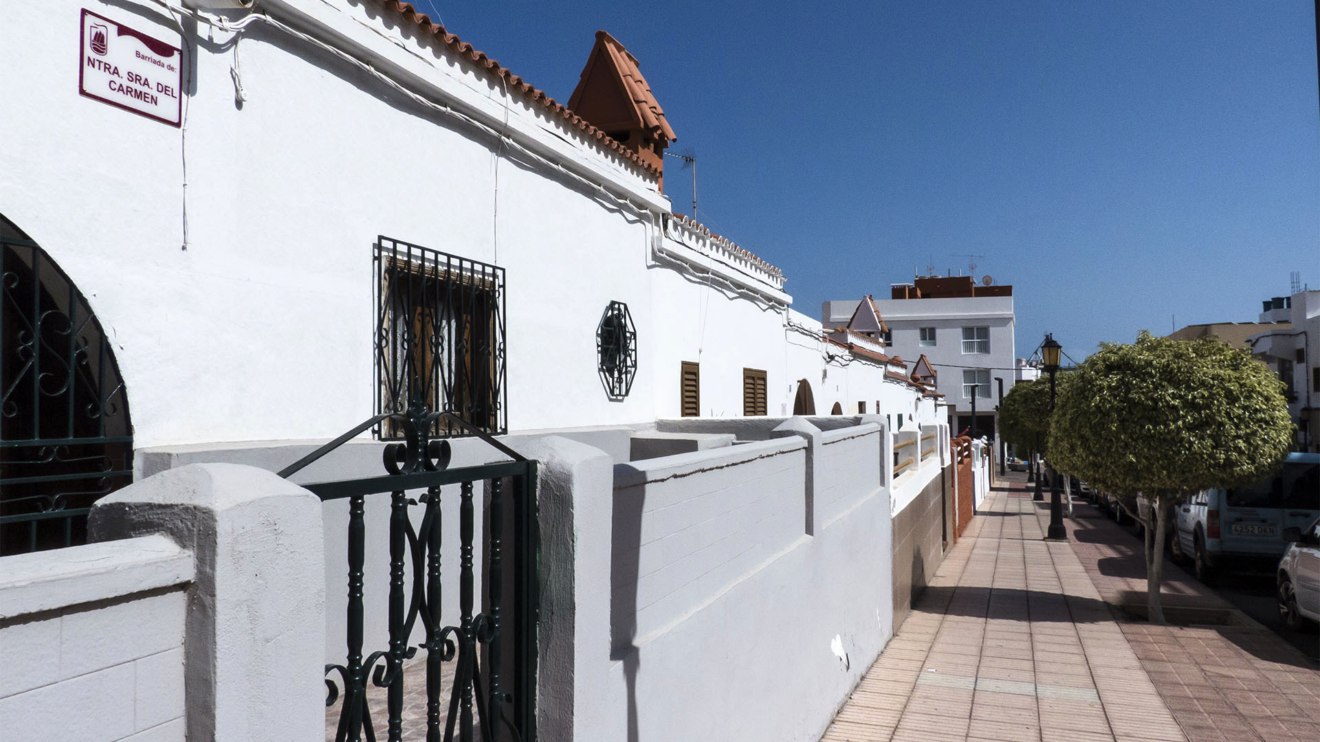 Der erste Sozialbau von Fuerteventura: "La Barriada de Nuestra Señora del Carmen" Puerto del Rosario.