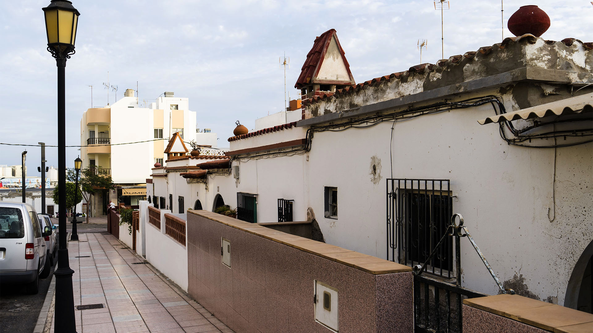 Der erste Sozialbau von Fuerteventura: "La Barriada de Nuestra Señora del Carmen" Puerto del Rosario.