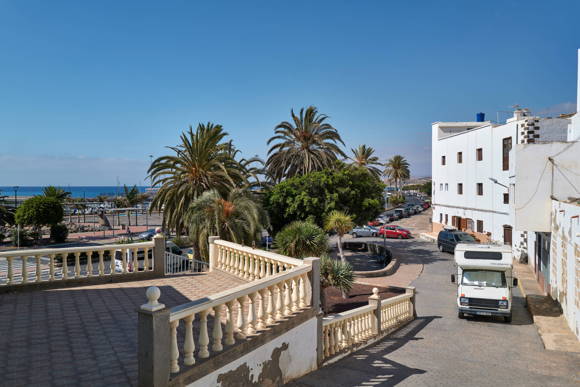 Am Paseo von Puerto del Rosario Fuerteventura.