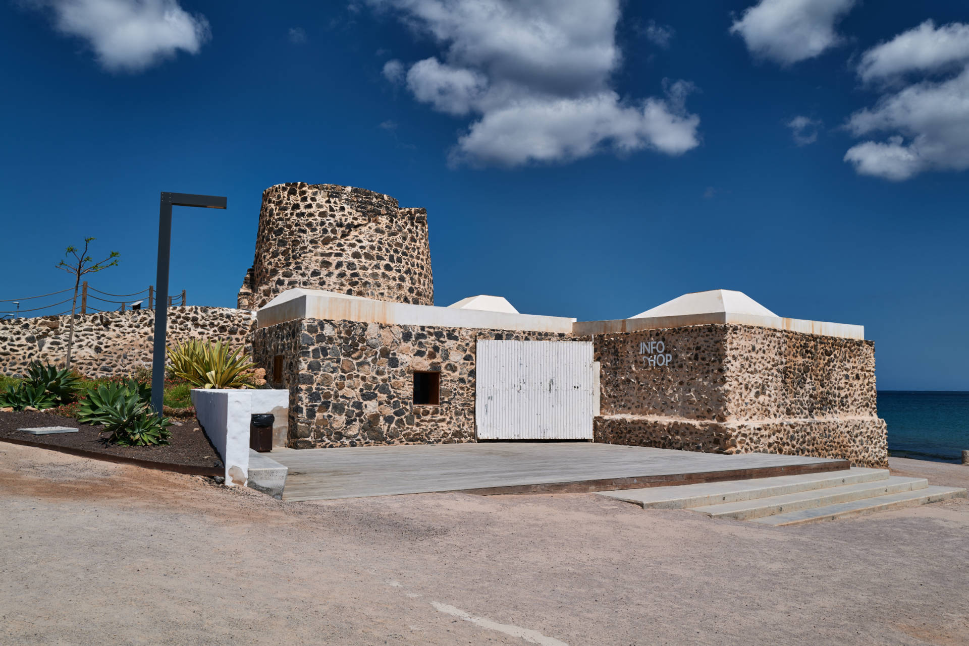 Die Industrie Kalköfen in Puerto del Rosario Fuerteventura.