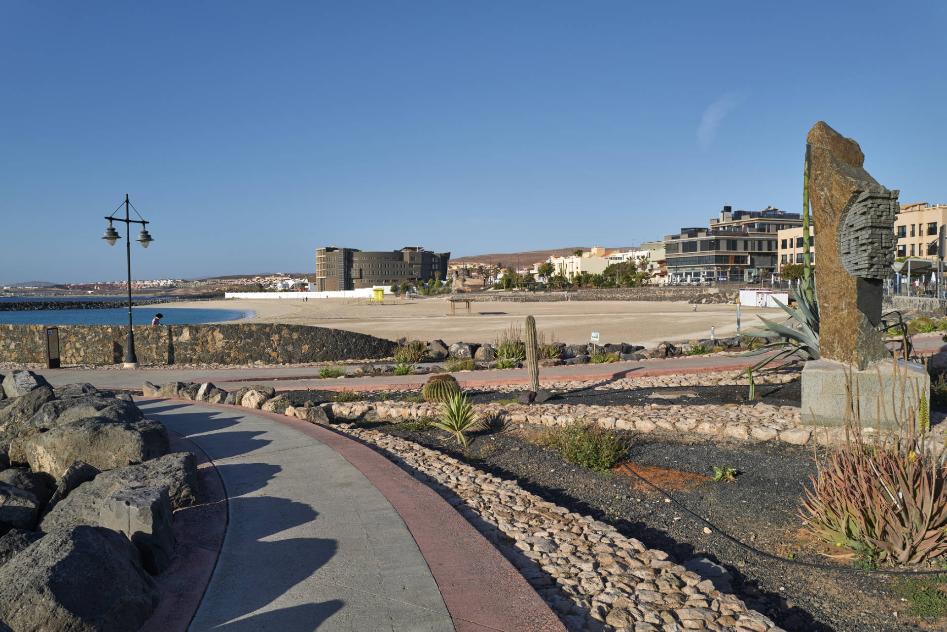 Paseo marítimo Puerto del Rosario Fuerteventura.